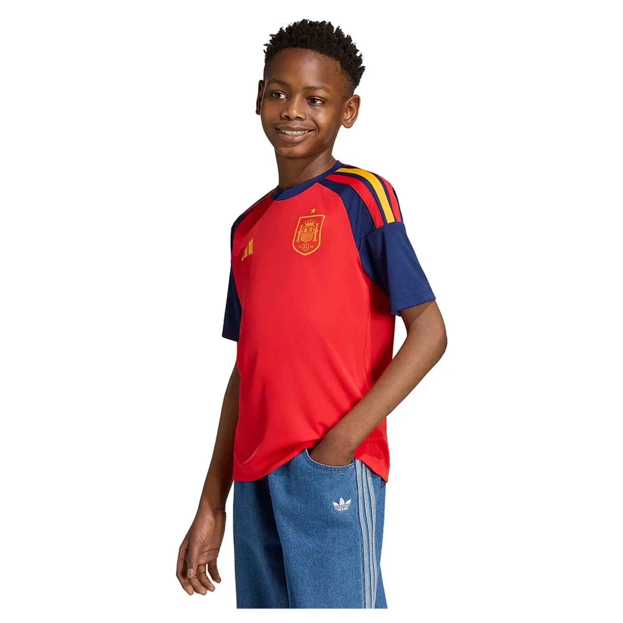 Adidas Spain 26/27 Fan Home Junior Short Sleeve T-shirt