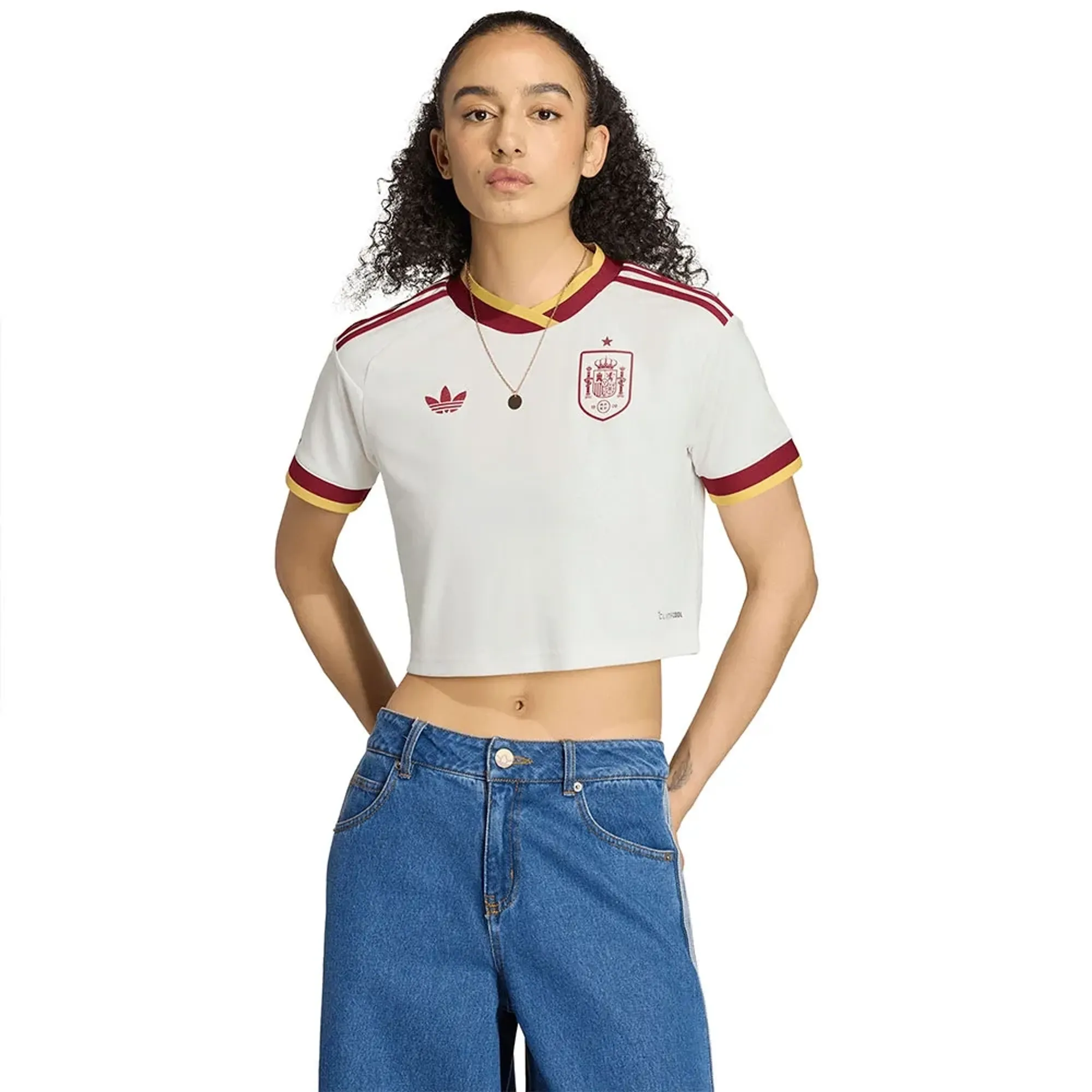 Adidas Spain 26/27 Cropped Away  - Off White