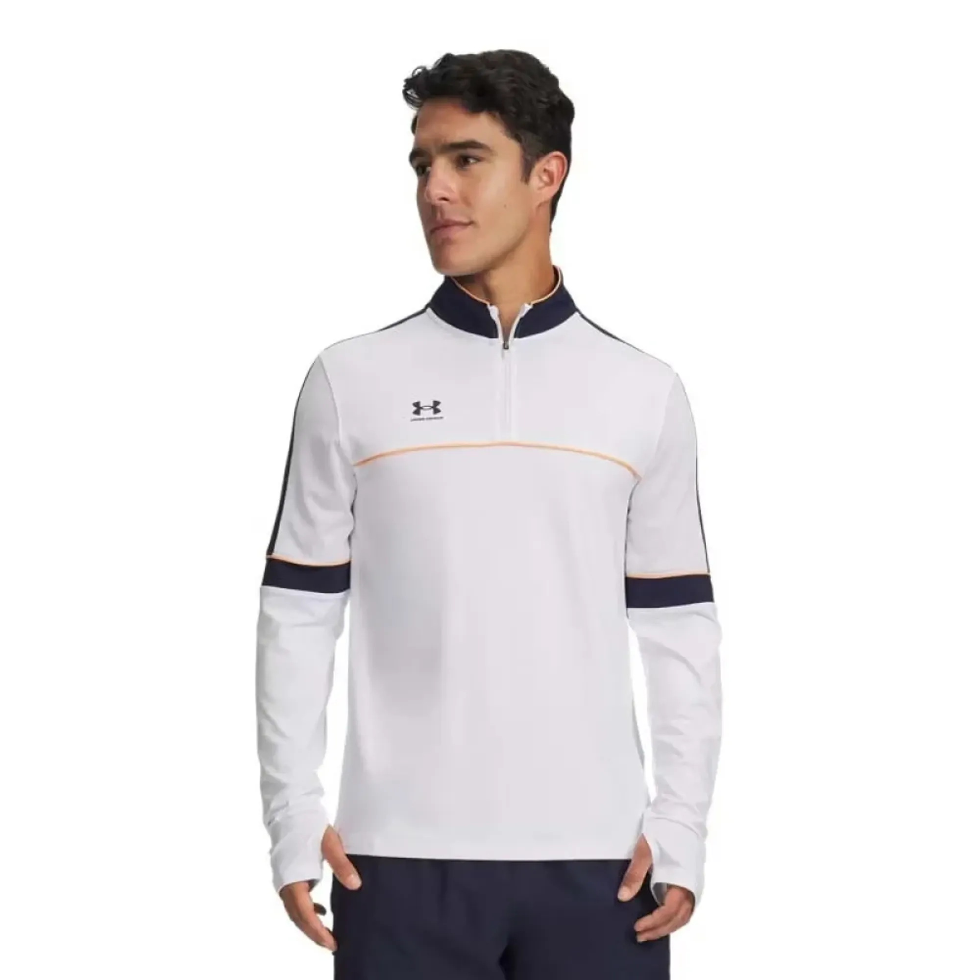 Under Armour  Challenger Training Men's ¼ Zip White / Midnight Navy L