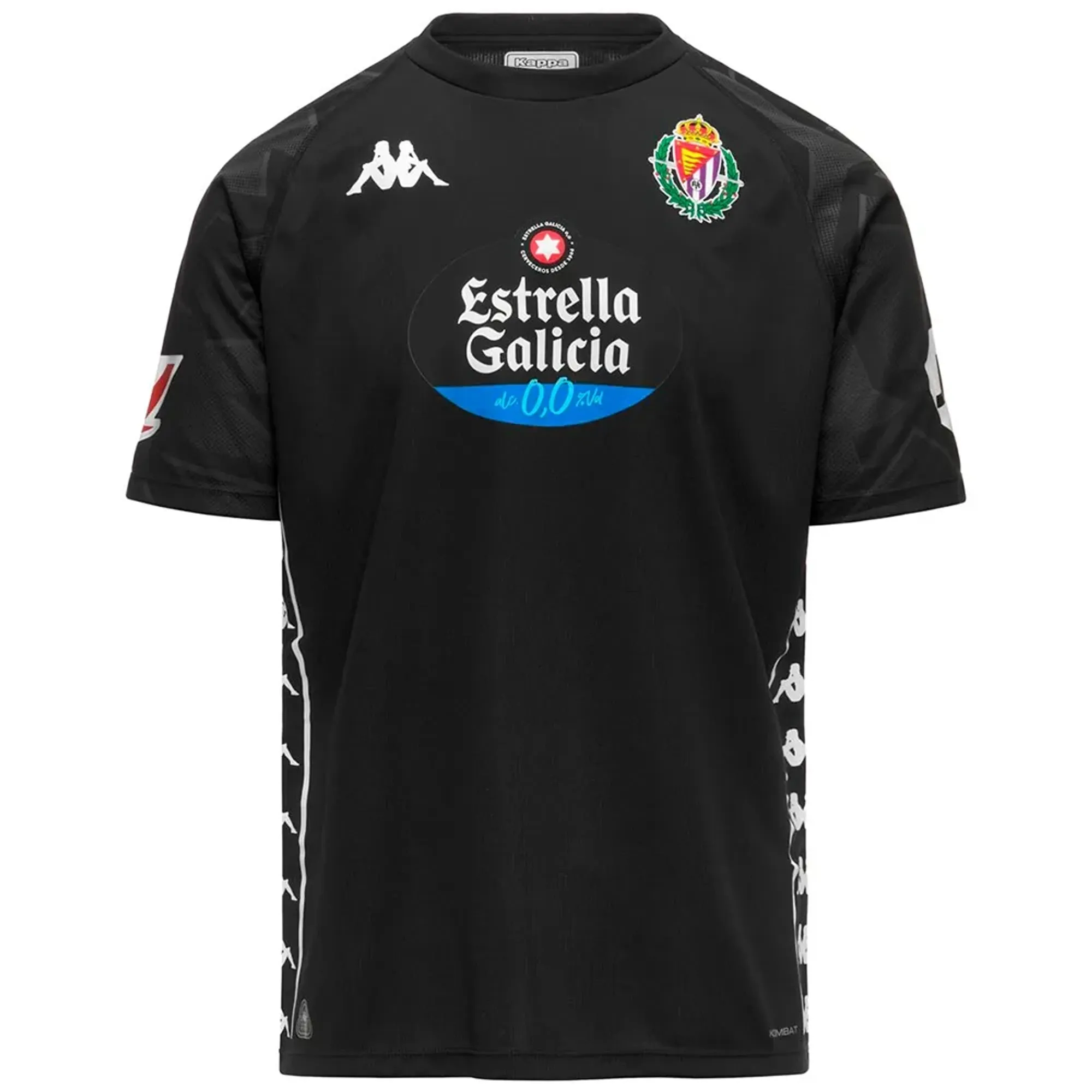 Kappa Real Valladolid 24/25 Kombat Goalkeeper Home Junior Short Sleeve T-shirt