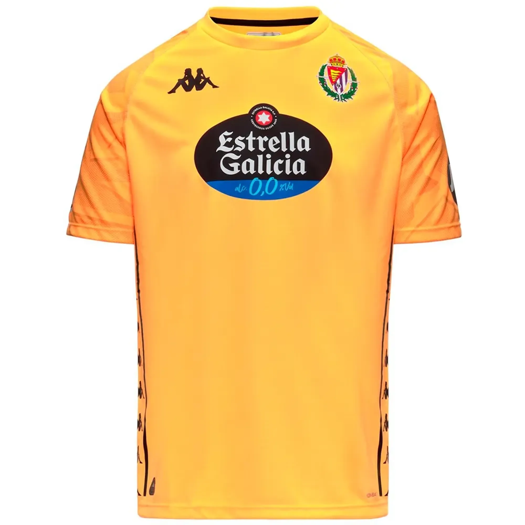 Kappa Real Valladolid 24/25 Kombat Goalkeeper Home Short Sleeve T-shirt