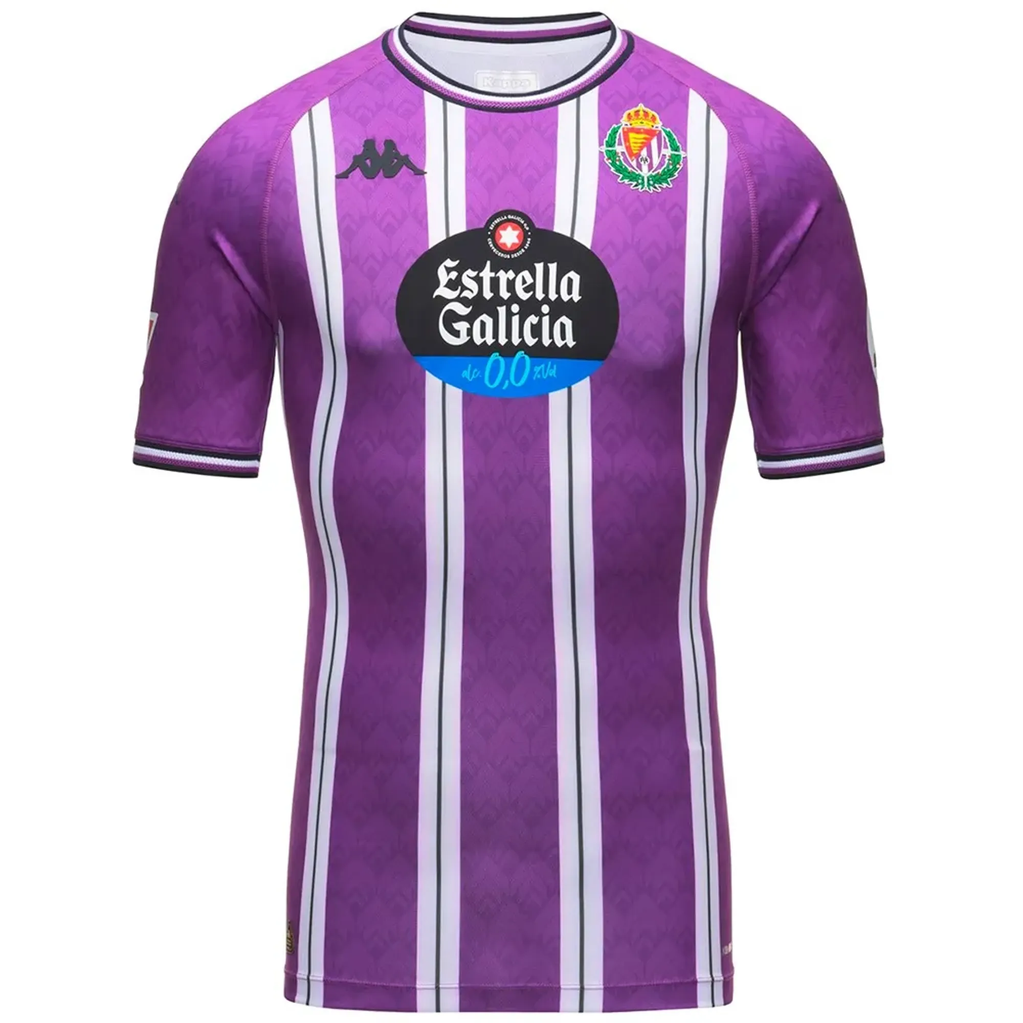 Kappa Real Valladolid 24/25 Kombat Pro Home Short Sleeve T-shirt