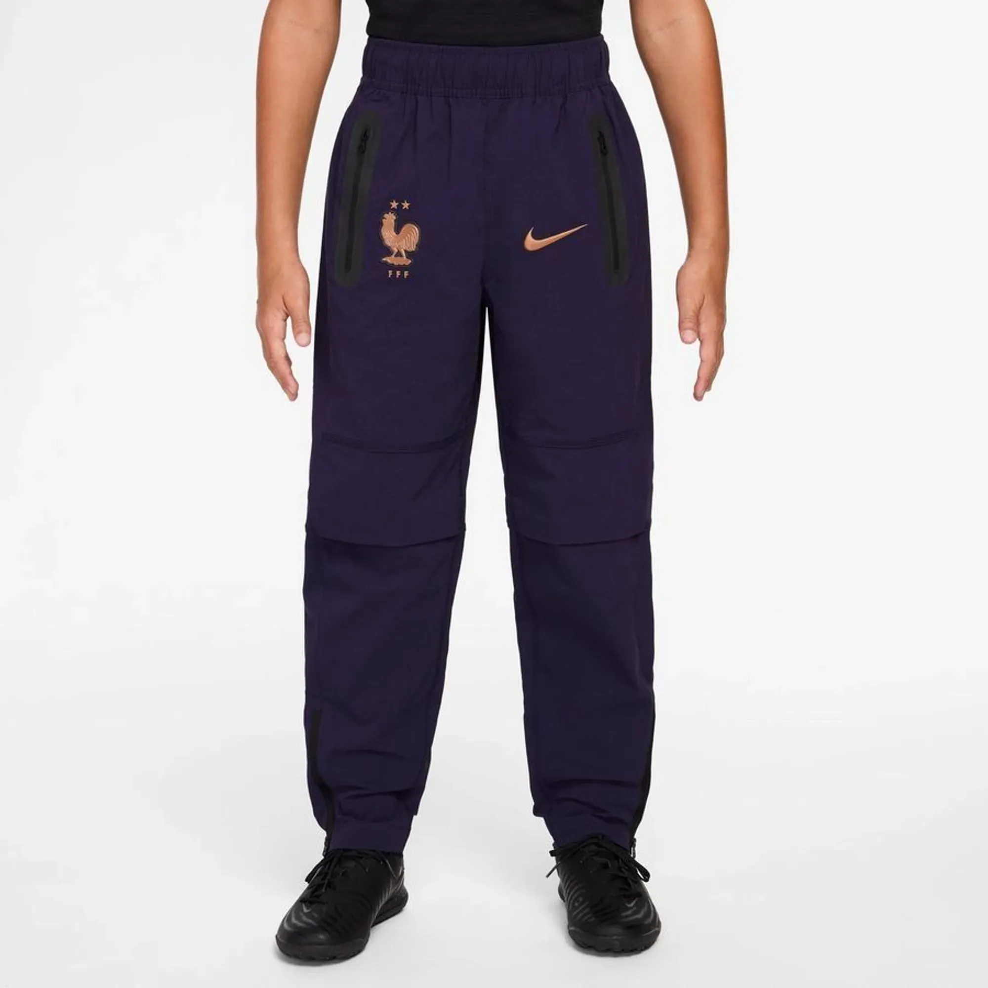 France Nike Tech Woven Pants - Blackened Blue - Kids