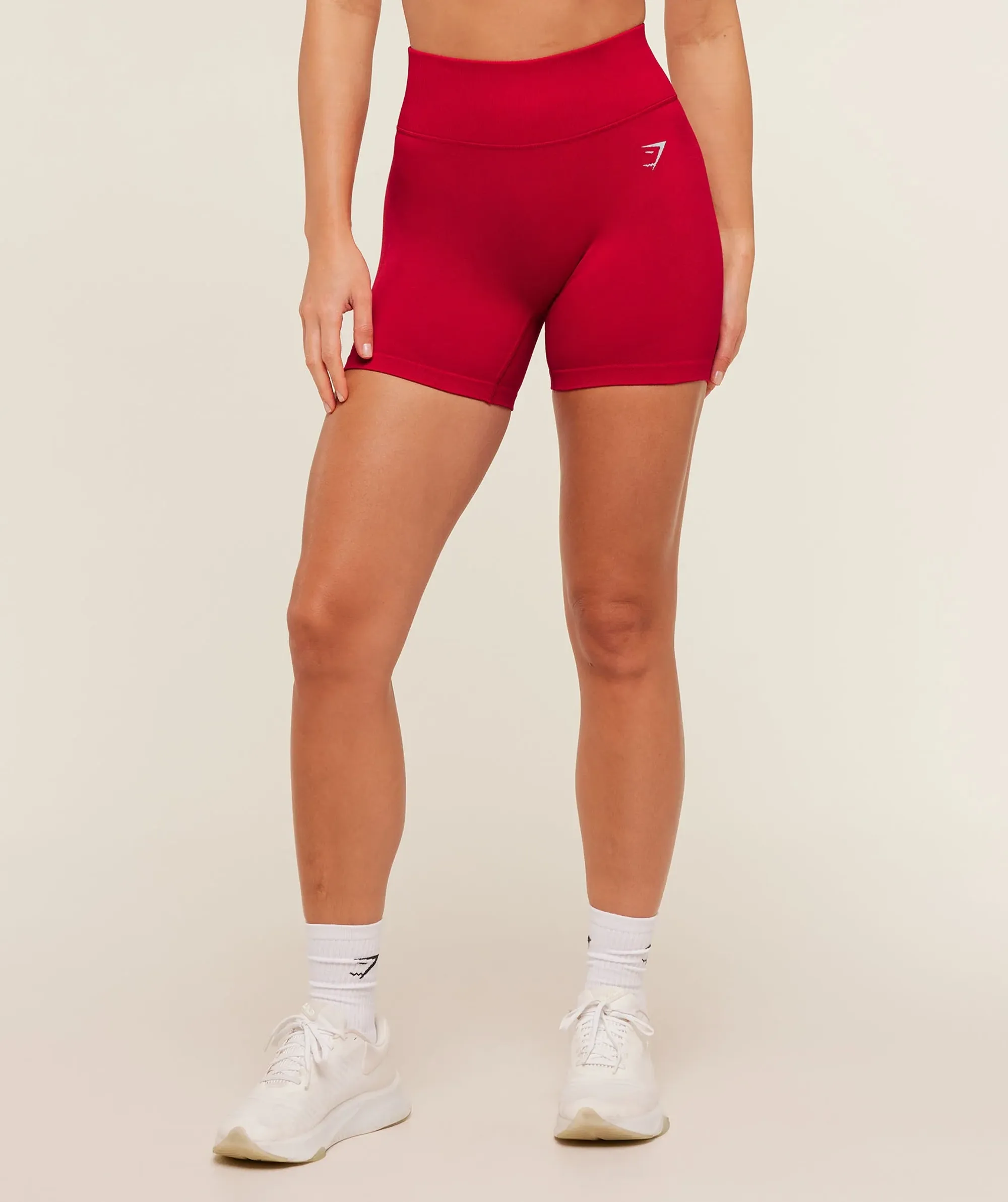 Gymshark Interval Seamless Shorts - Carmine Red