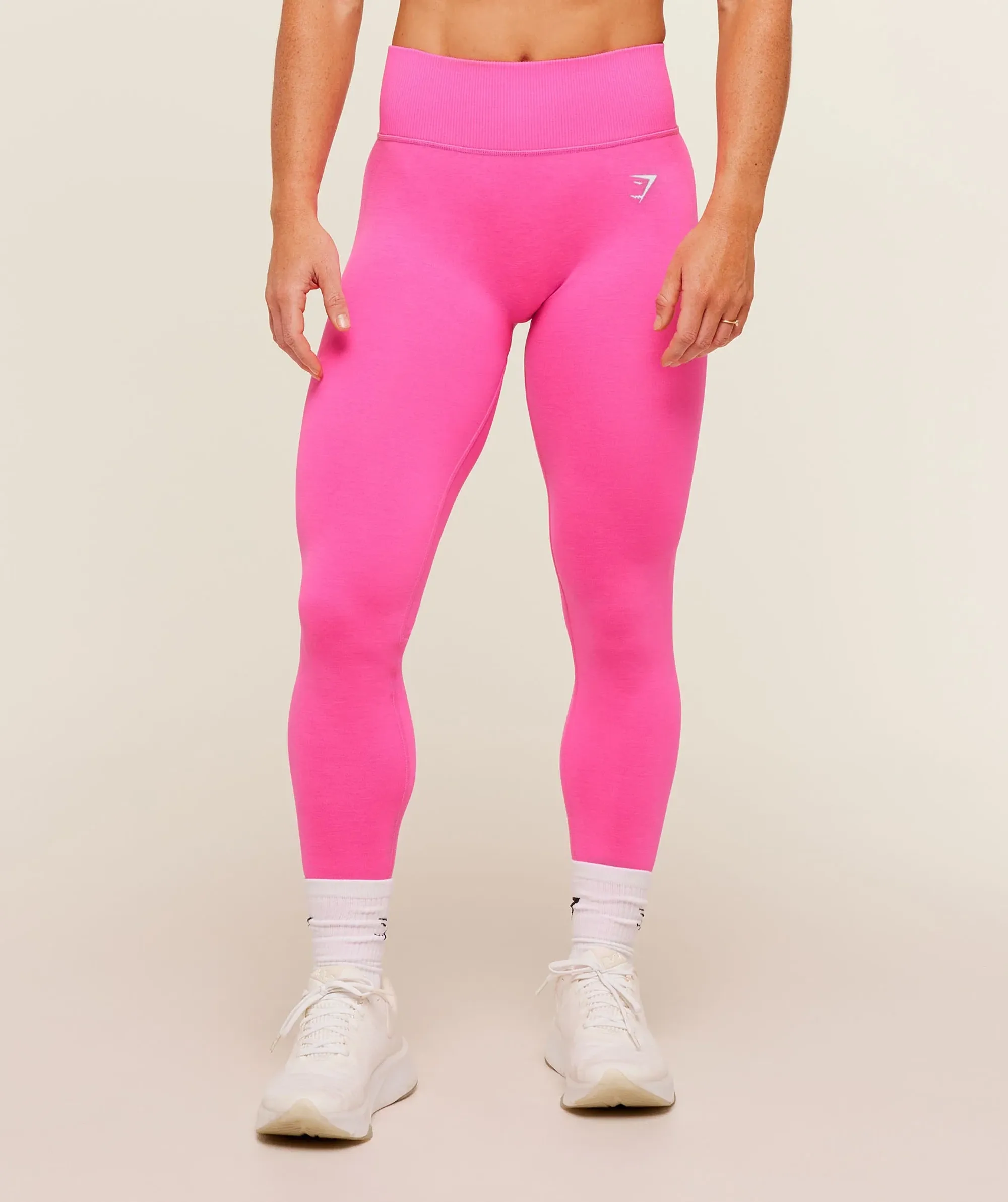 Gymshark Interval Seamless Leggings - Electric Pink