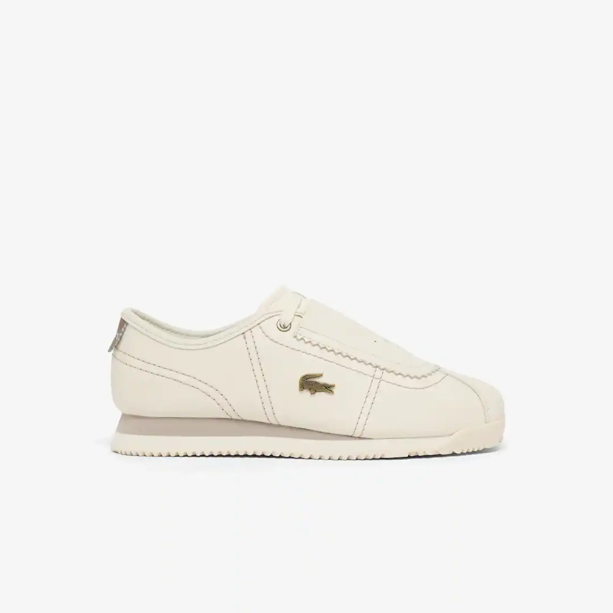 Lacoste Women’s Club-Low Leather Slip-On - Off White & Grey