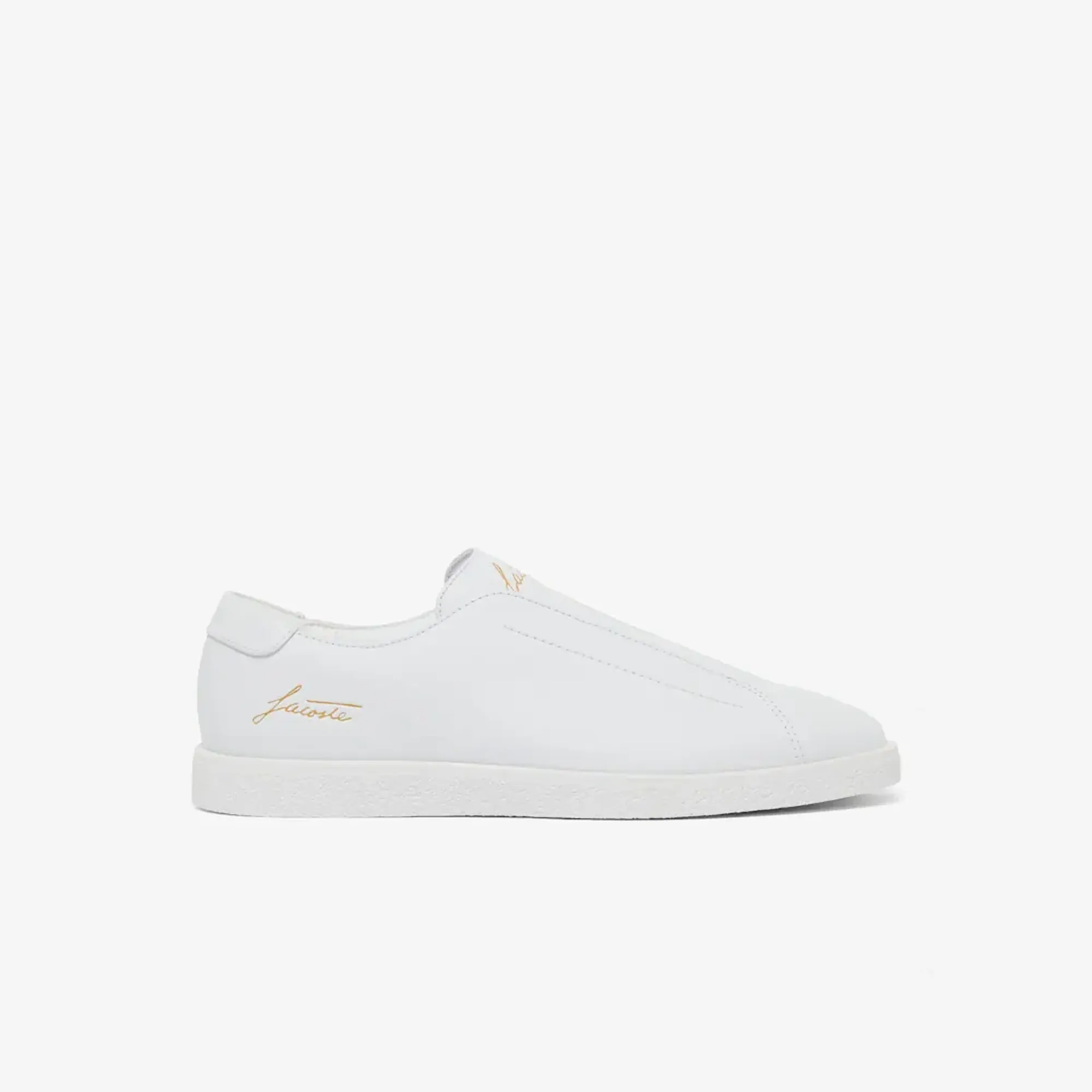 Lacoste Men's Linecourt Leather Slip-On - White
