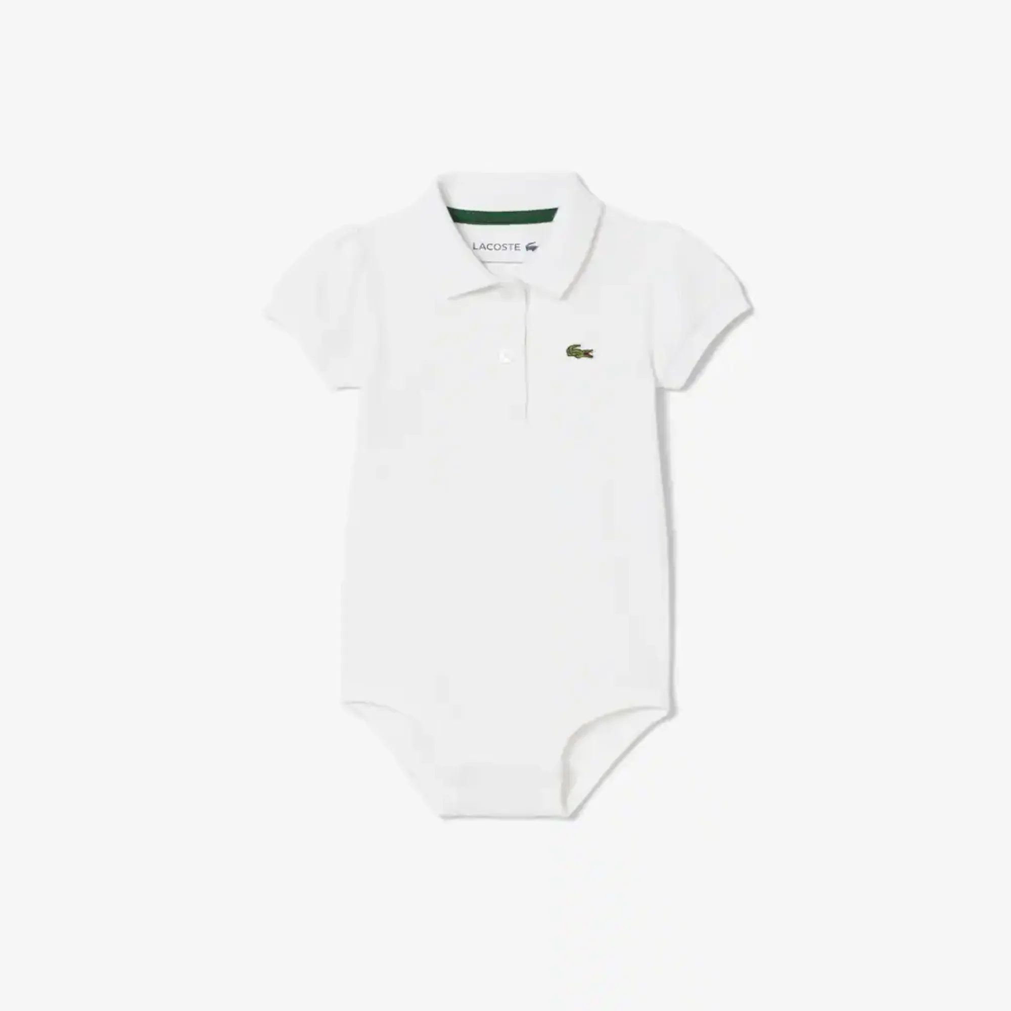 Lacoste Infants’ Petit Piqué Bodysuit - White