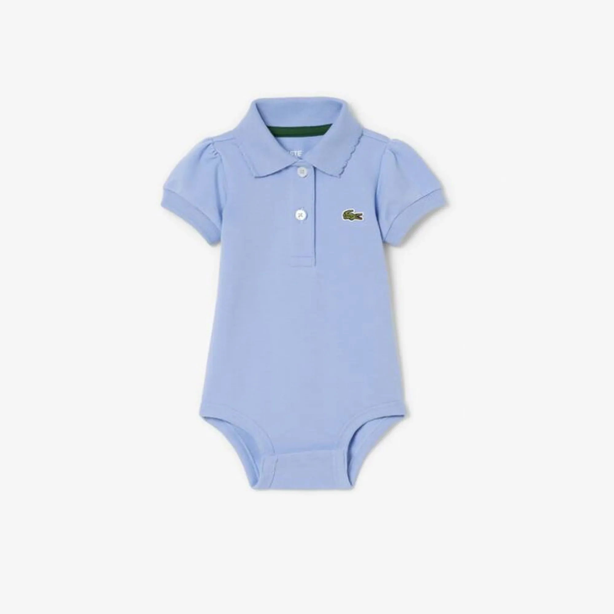 Lacoste Infants’ Petit Piqué Bodysuit - Lavender Blue