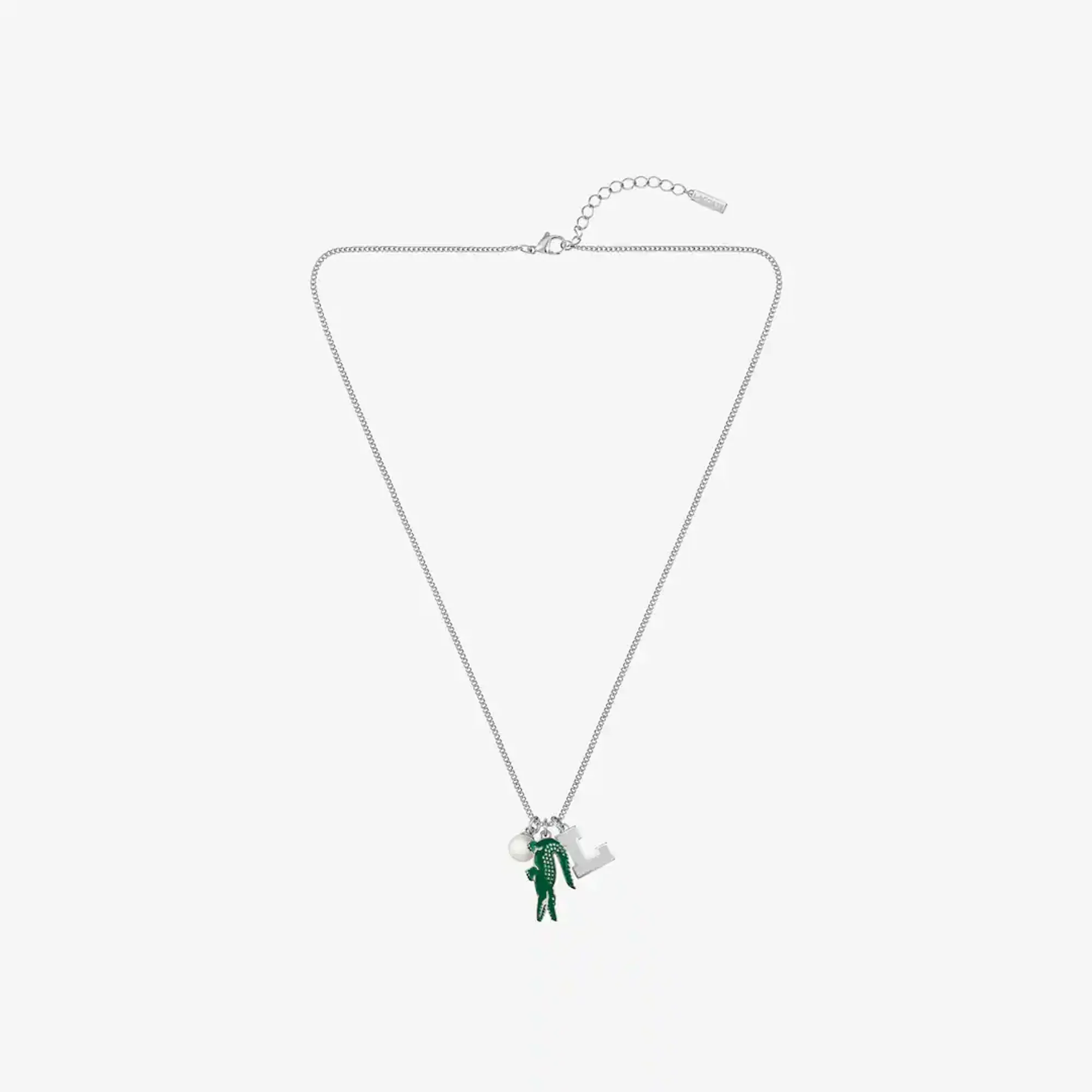 Lacoste Umpire Necklace - Green / Silver