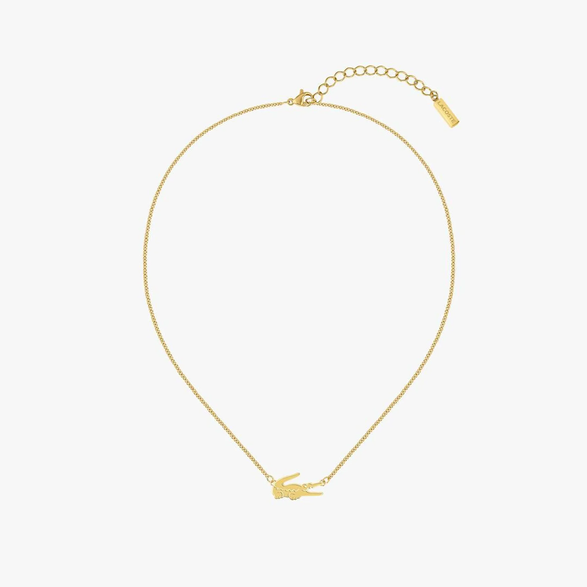 Lacoste Crocodile Necklace - Gold