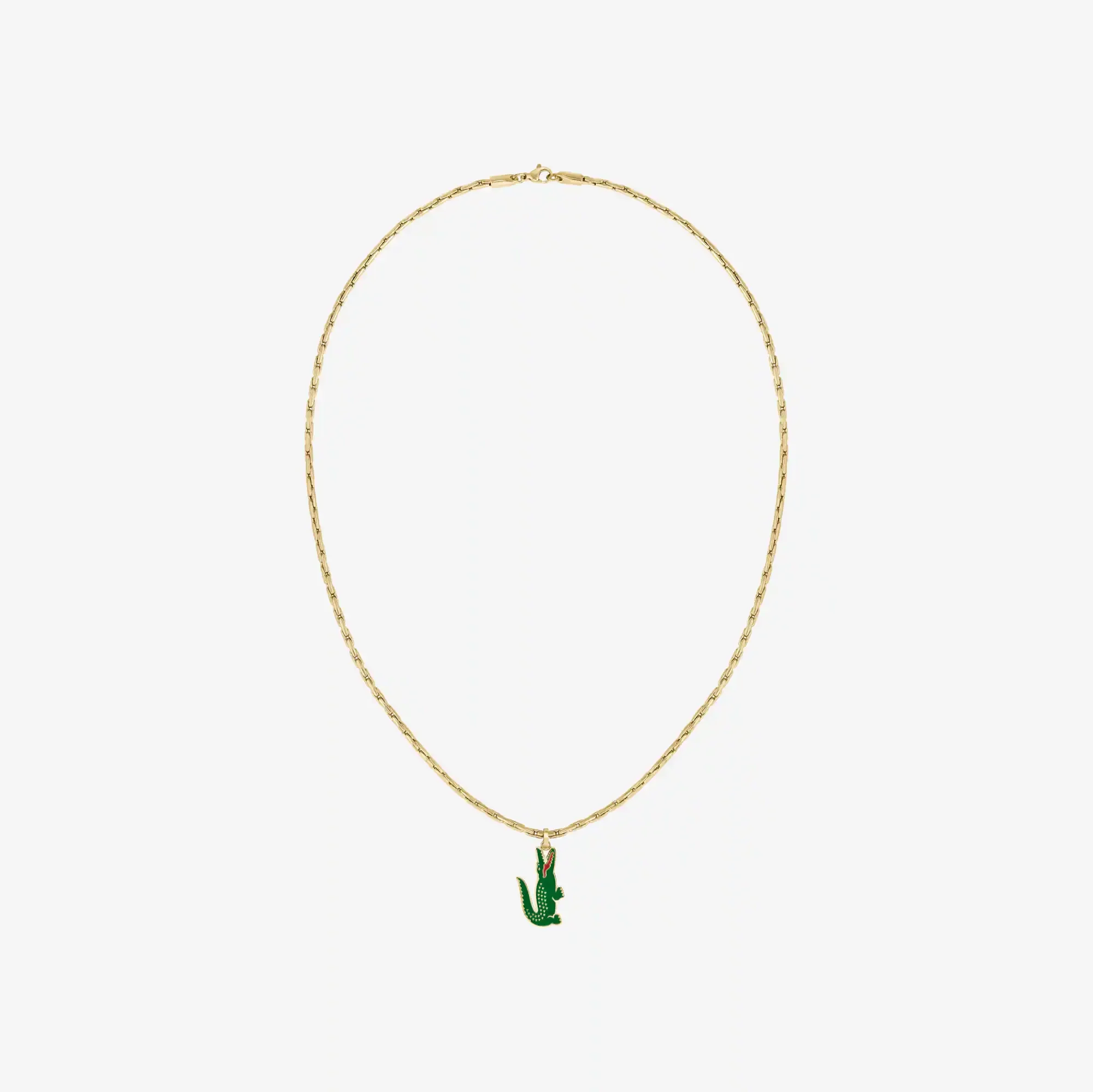 Lacoste Arthor Necklace - Gold / Green