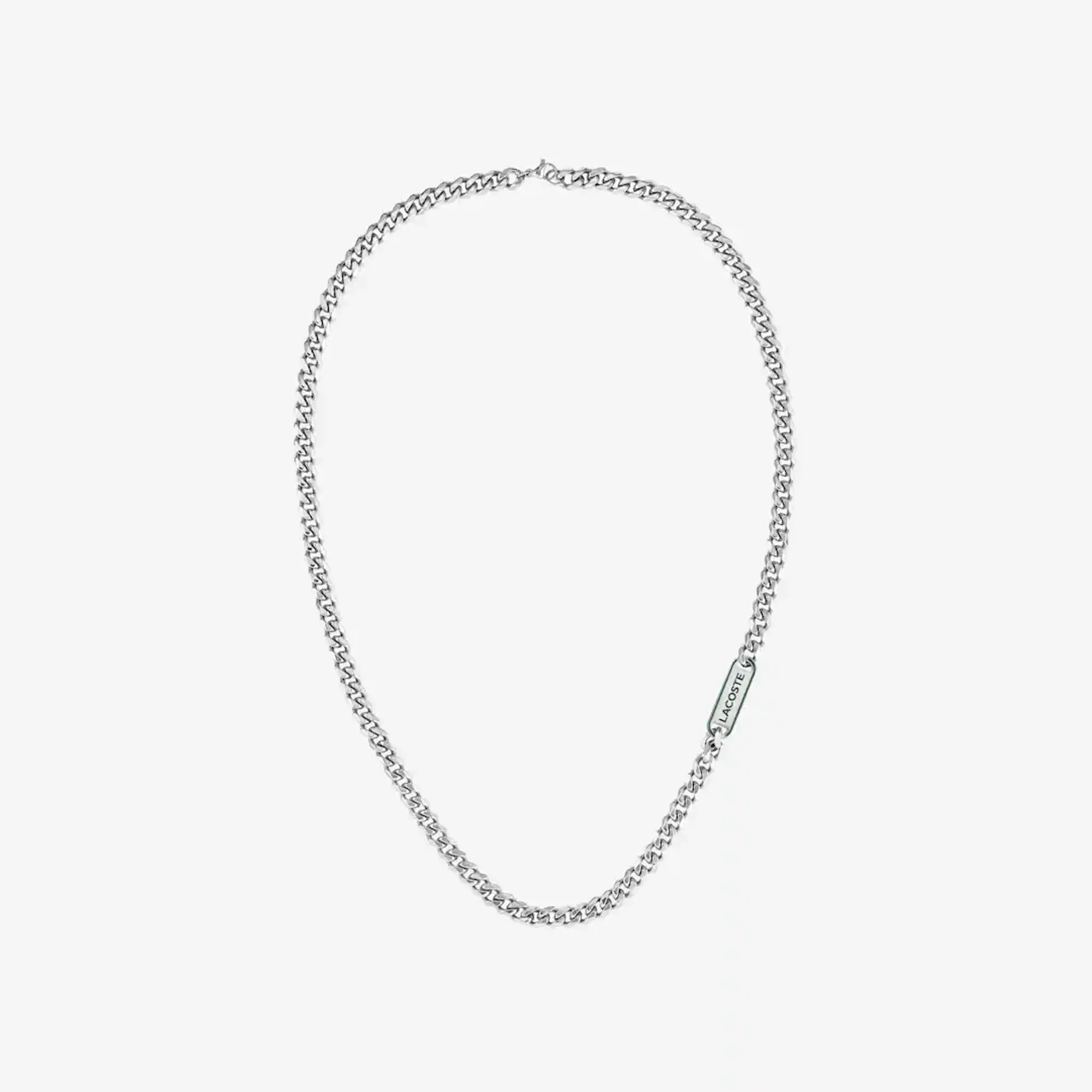 Lacoste District Necklace - Silver / Green