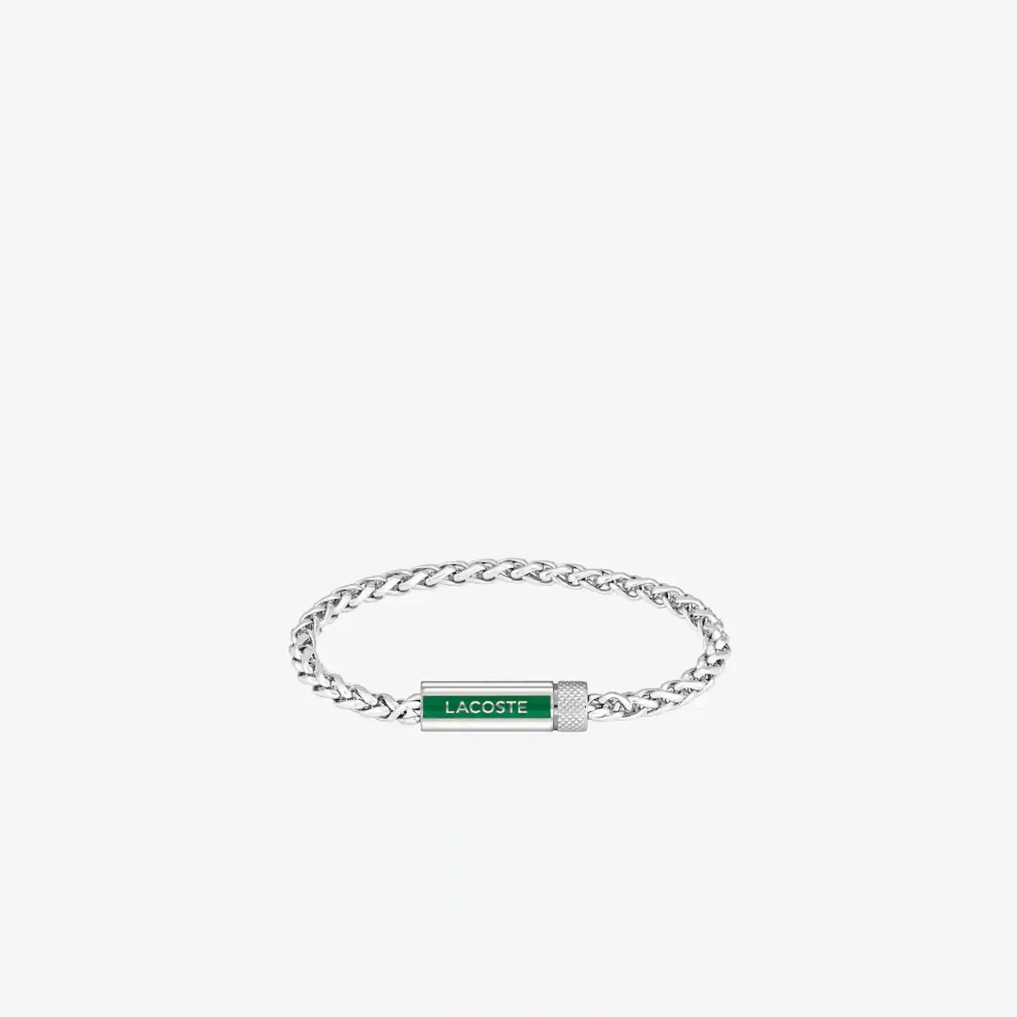 Lacoste Spelt Bracelet - Silver / Green
