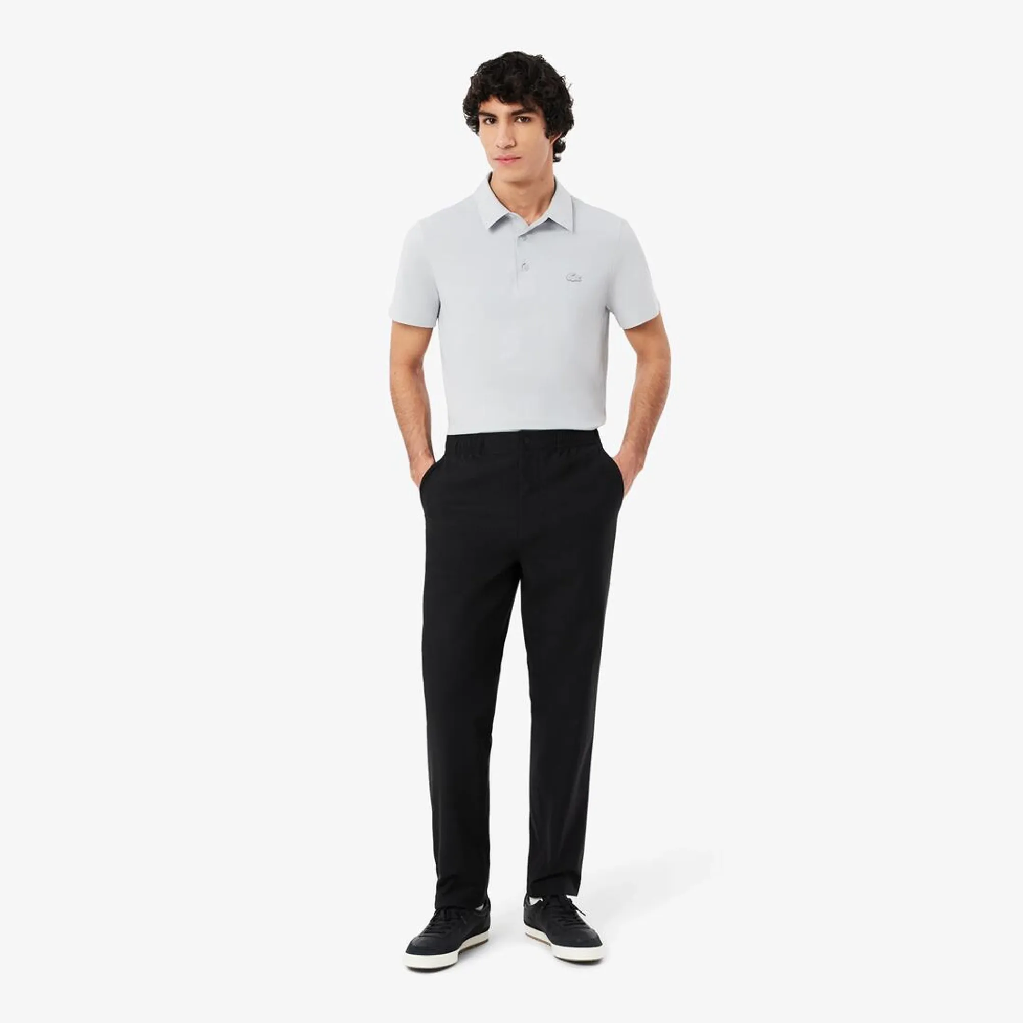 Lacoste Regular Fit Stretch Commuter Chino Pants - Noir