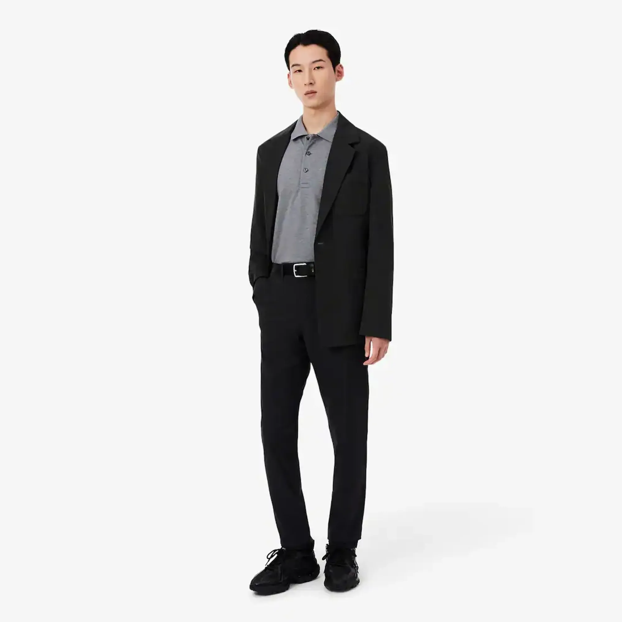 Lacoste Slim Fit Stretch Commuter Pants - Noir