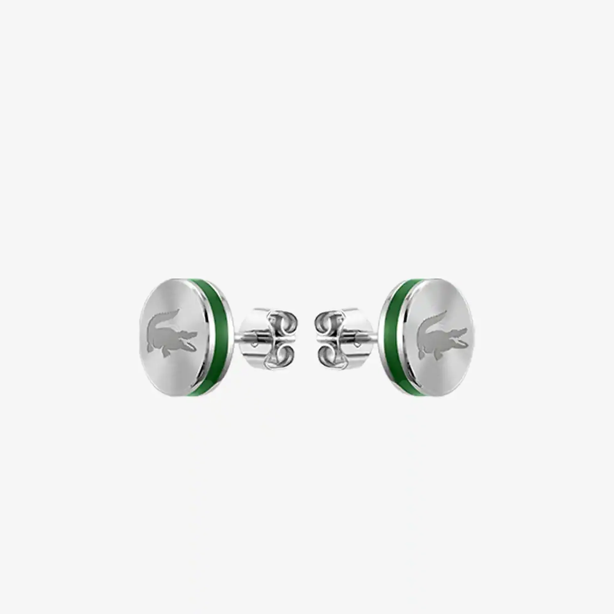 Lacoste Baseline Earrings - Silver