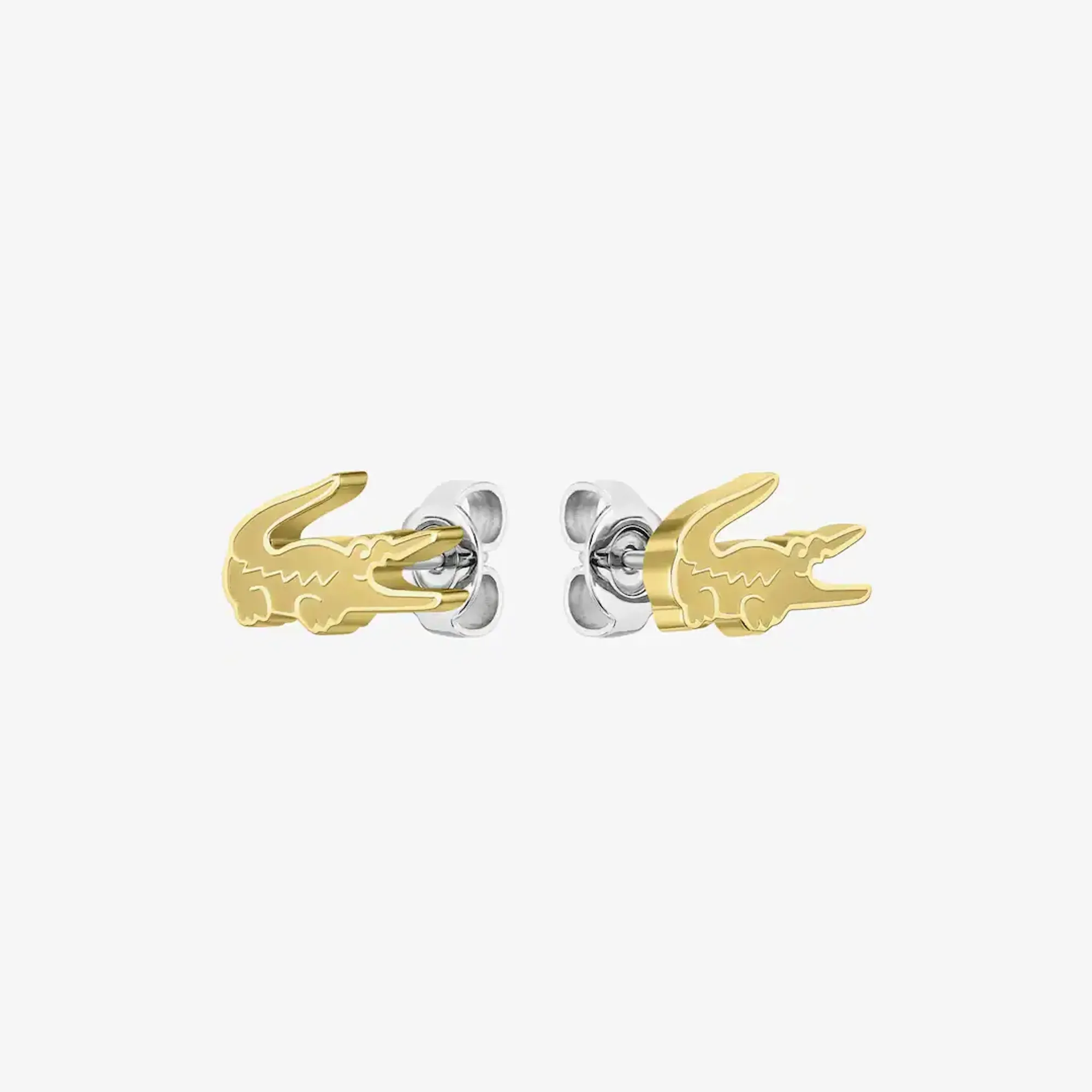 Lacoste Crocodile Earrings - Gold