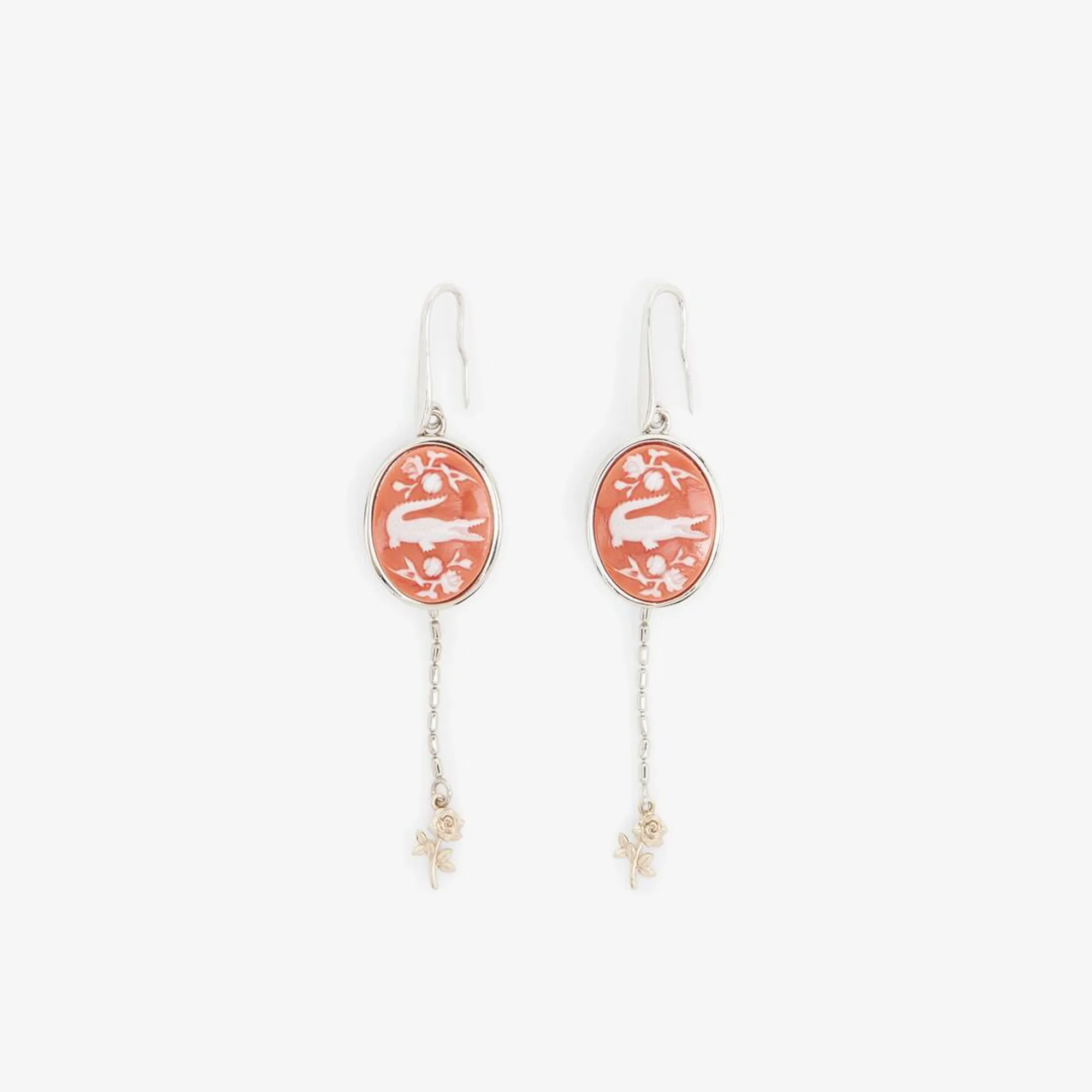 Lacoste Runway Charms Earrings - Terre-Battue