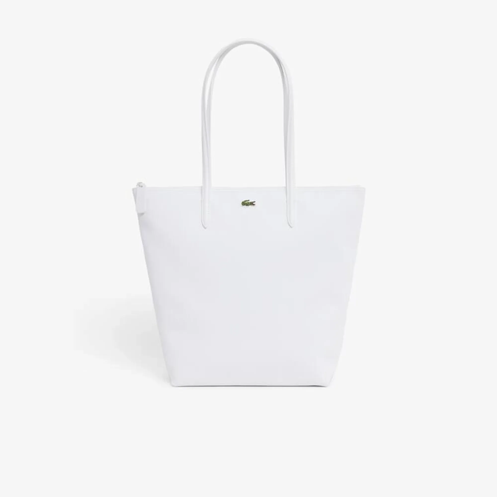 Lacoste L.12.12 Concept Vertical Tote - White
