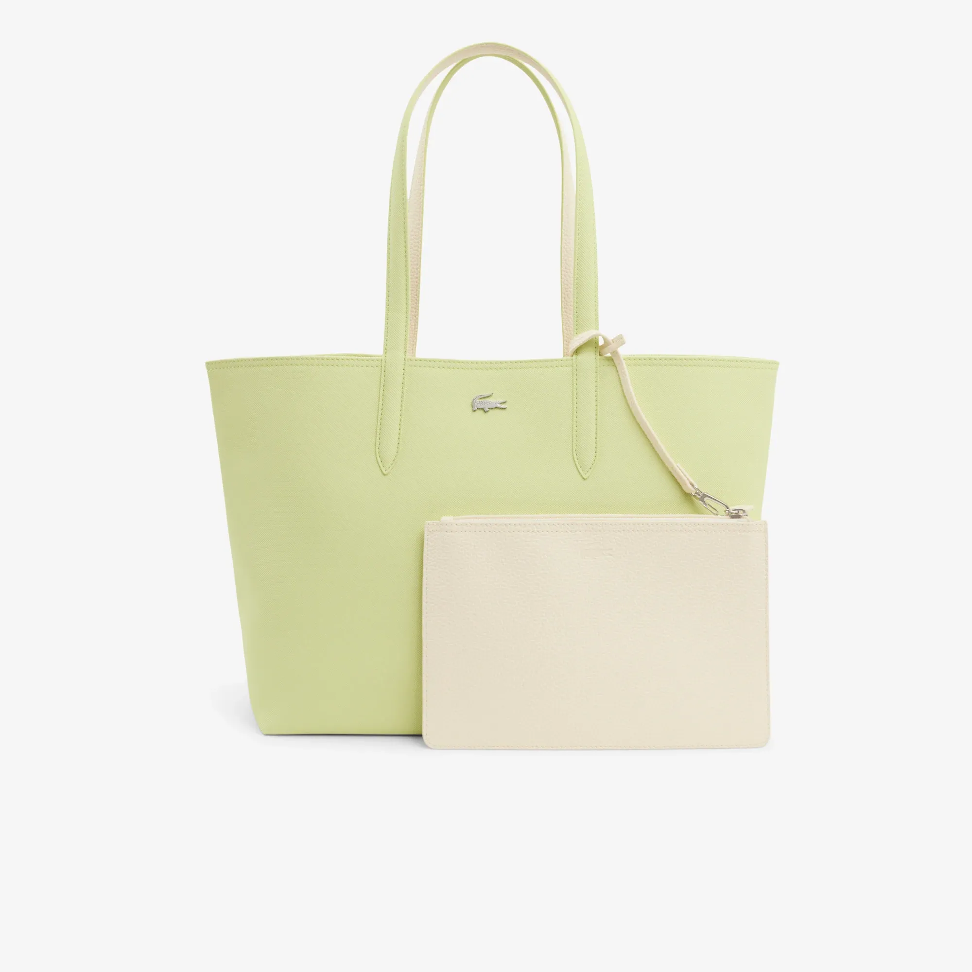 Lacoste Anna Reversible Tote with Pouch - Sencha Poudre