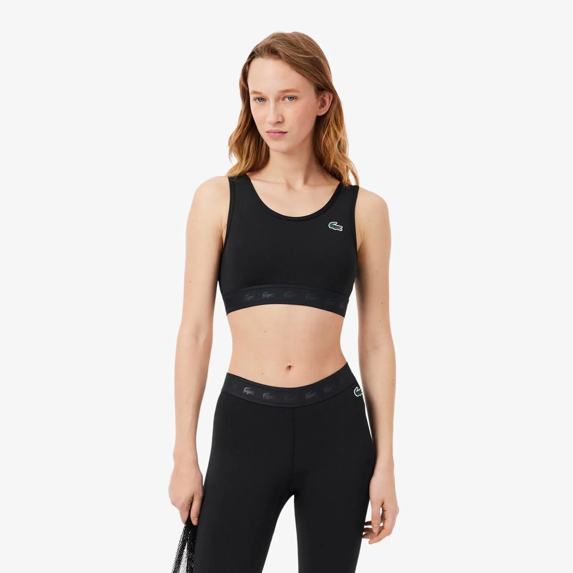 Lacoste Ultra Dry Sport Bralette - Noir