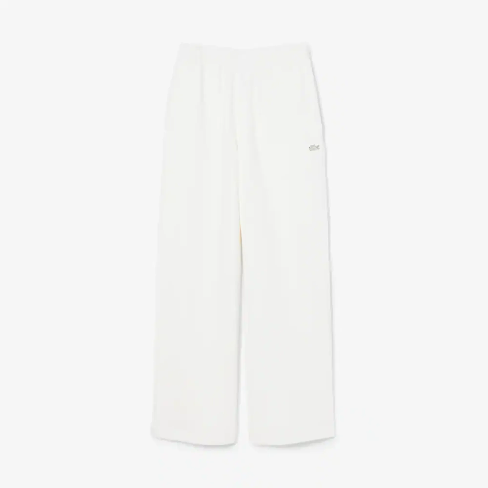 Lacoste Loose Fit Fleece Joggers - White