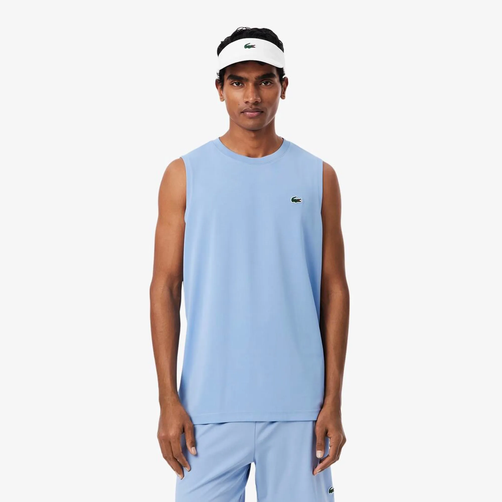 Lacoste Ultra Dry Sport Tank Top - Light Blue