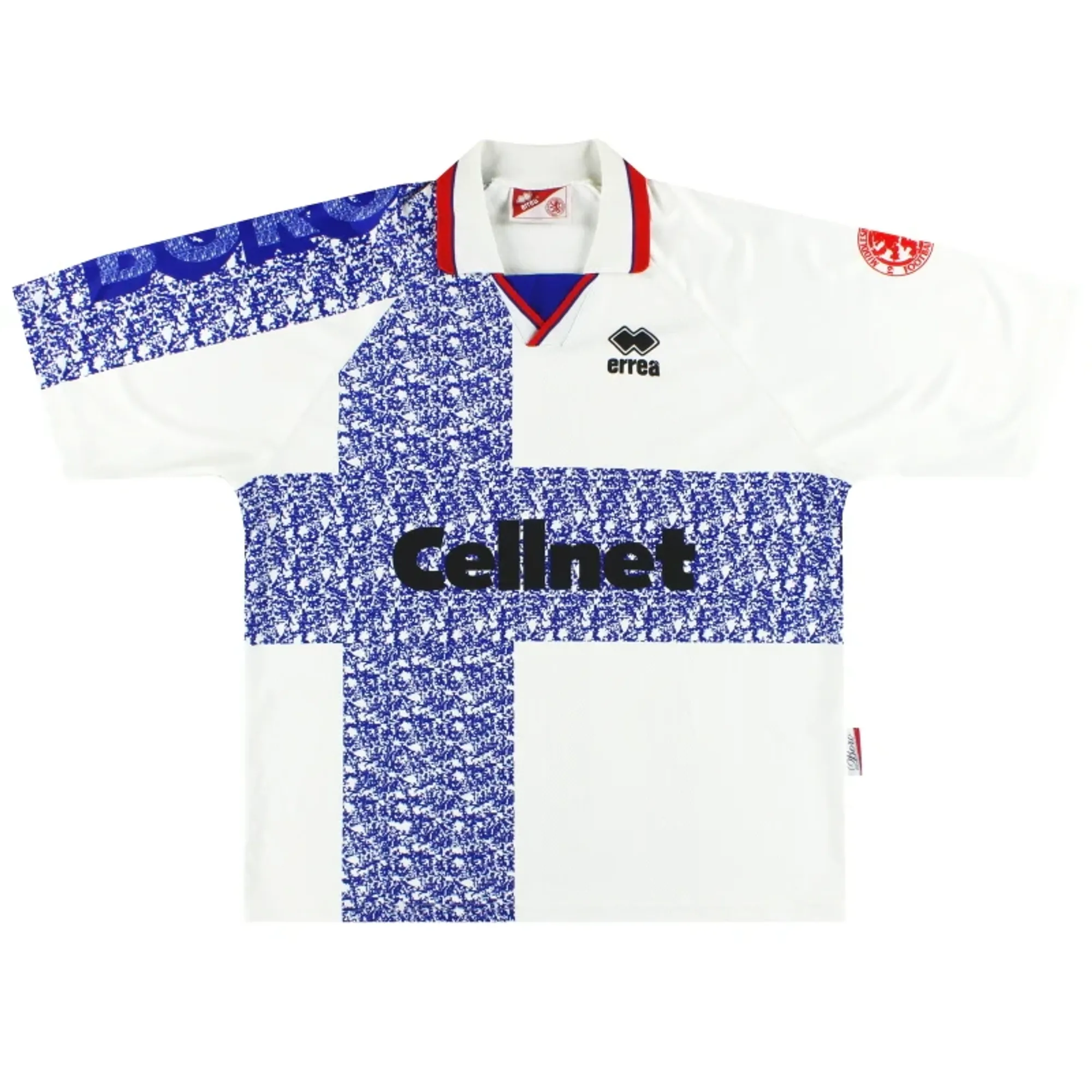 1996-97 Middlesbrough Errea Away Shirt M - Middlesbrough / Excellent 