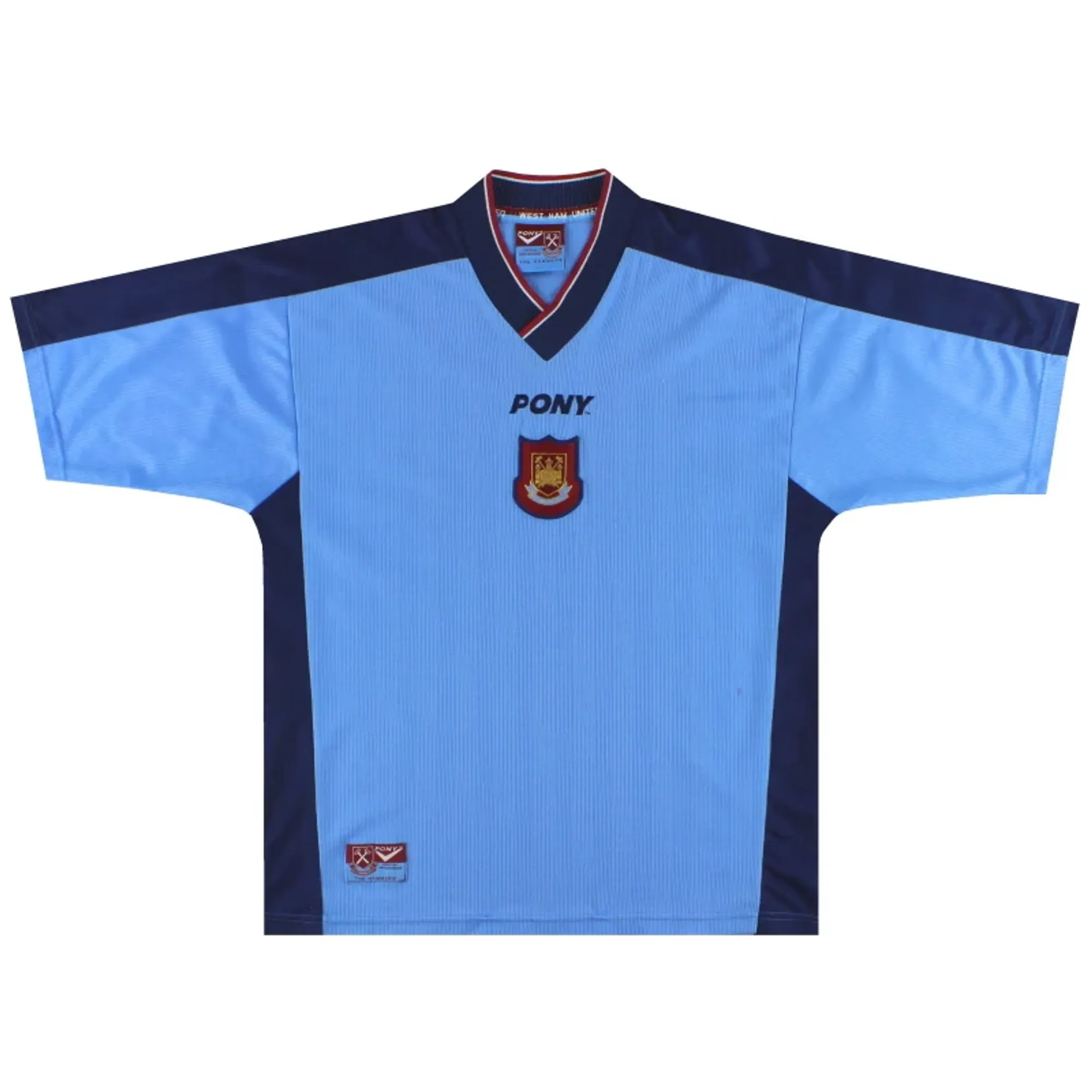 1997-98 West Ham Pony Away Shirt XL - West Ham / Excellent 