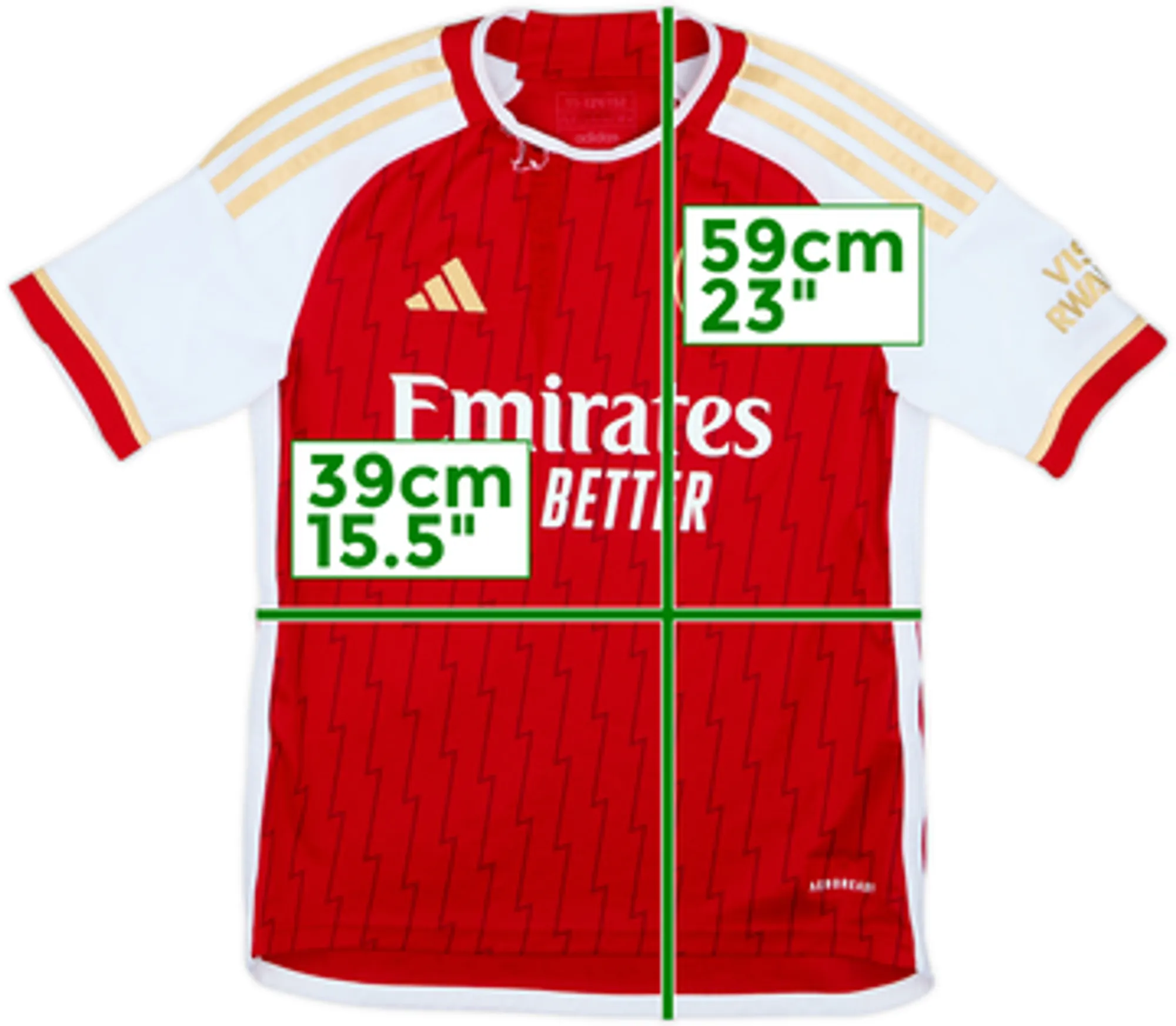 2023-24 Arsenal Home Shirt - 3/10 - (M.Boys)