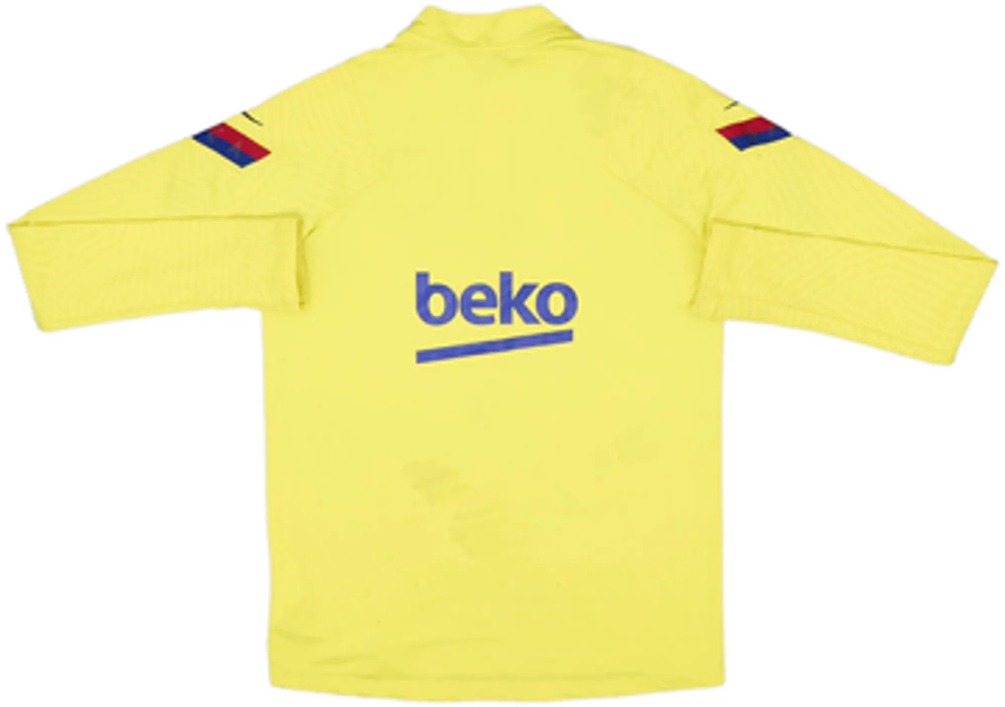 2020-21 Barcelona Nike Vaporknit 1/4 Zip Drill Top - 5/10 - (XL.Boys)