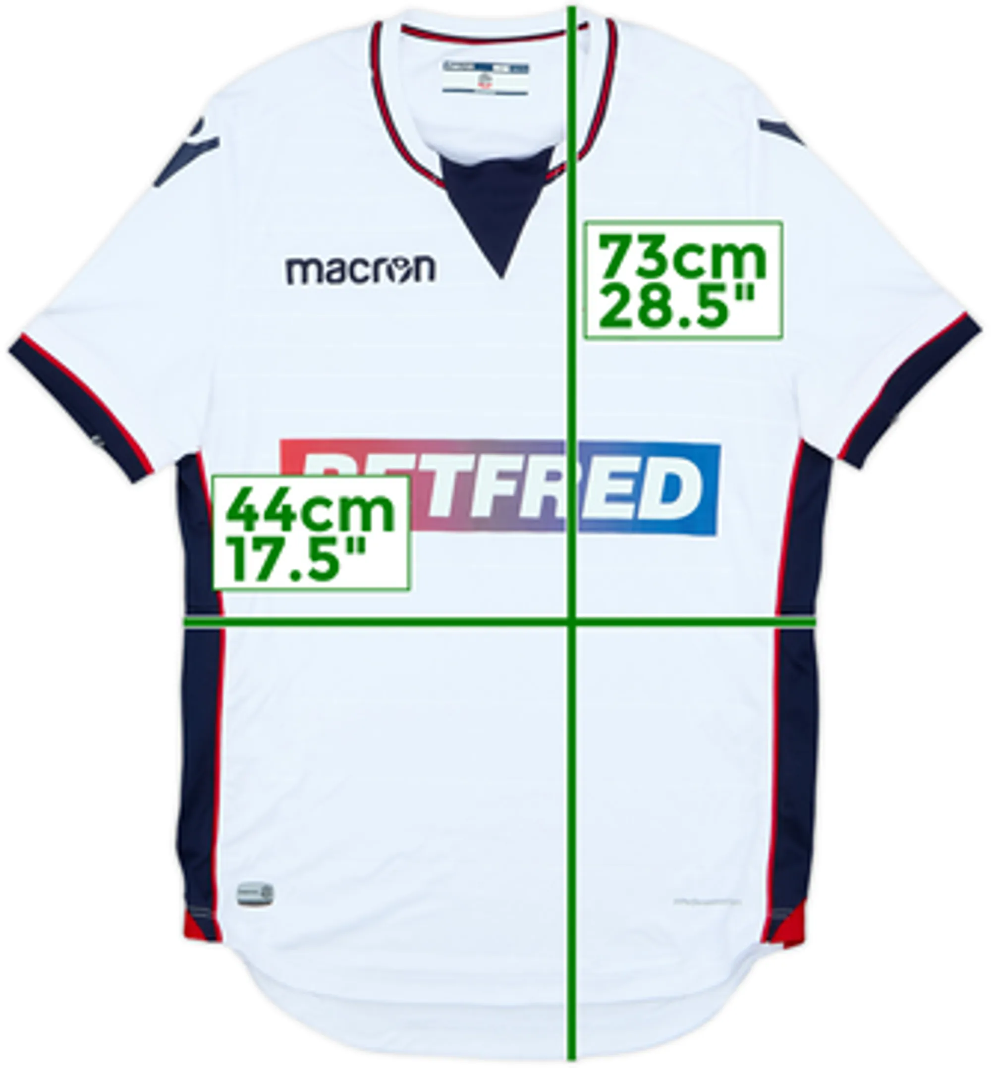2018-19 Bolton Home Shirt - 10/10 - (S)