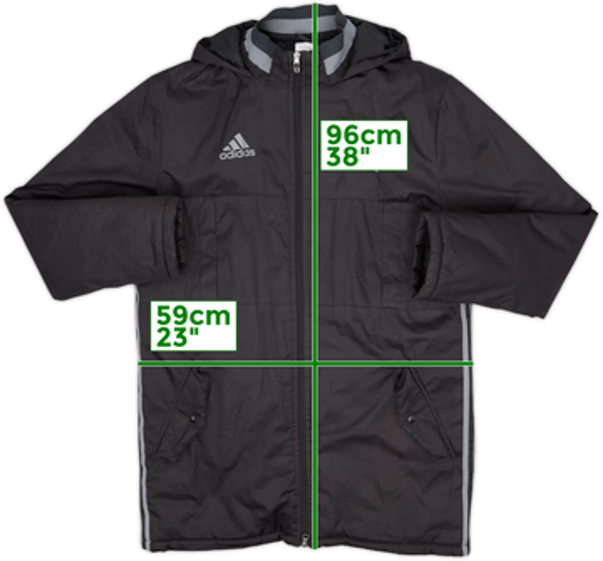2016-17 Birmingham Ladies adidas Padded Bench Coat - 8/10 - (M)