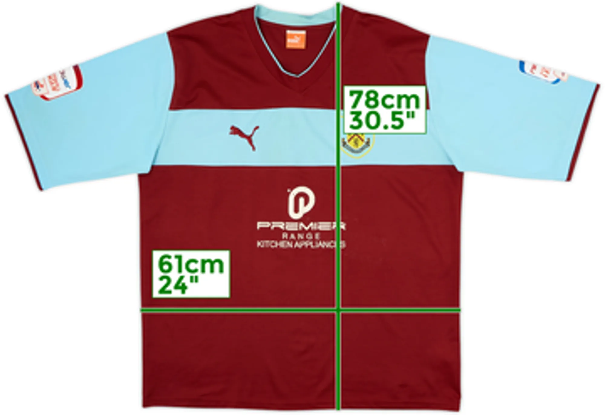 2012-13 Burnley Home Shirt - 5/10 - (XXL)
