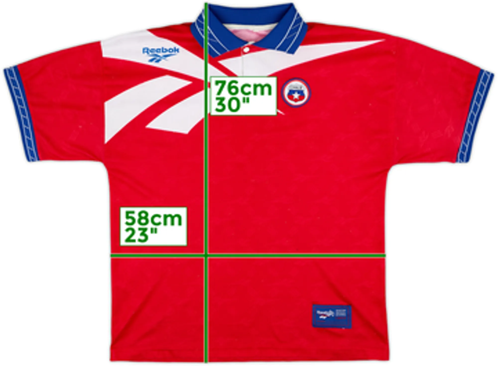 1997-99 Chile Home Shirt - 7/10 - (L)