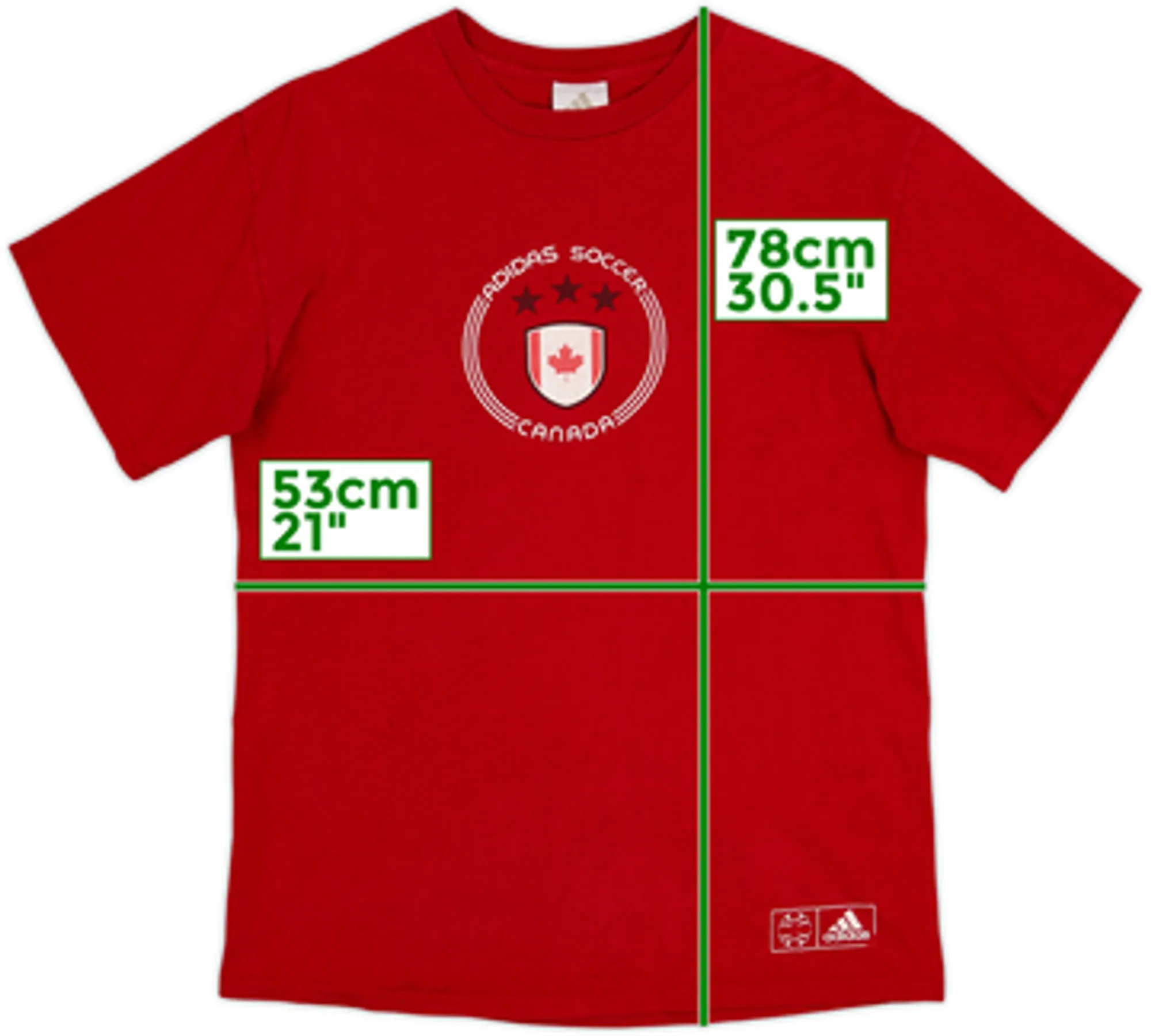 2006 Canada adidas Cotton Tee - 6/10 - (L)