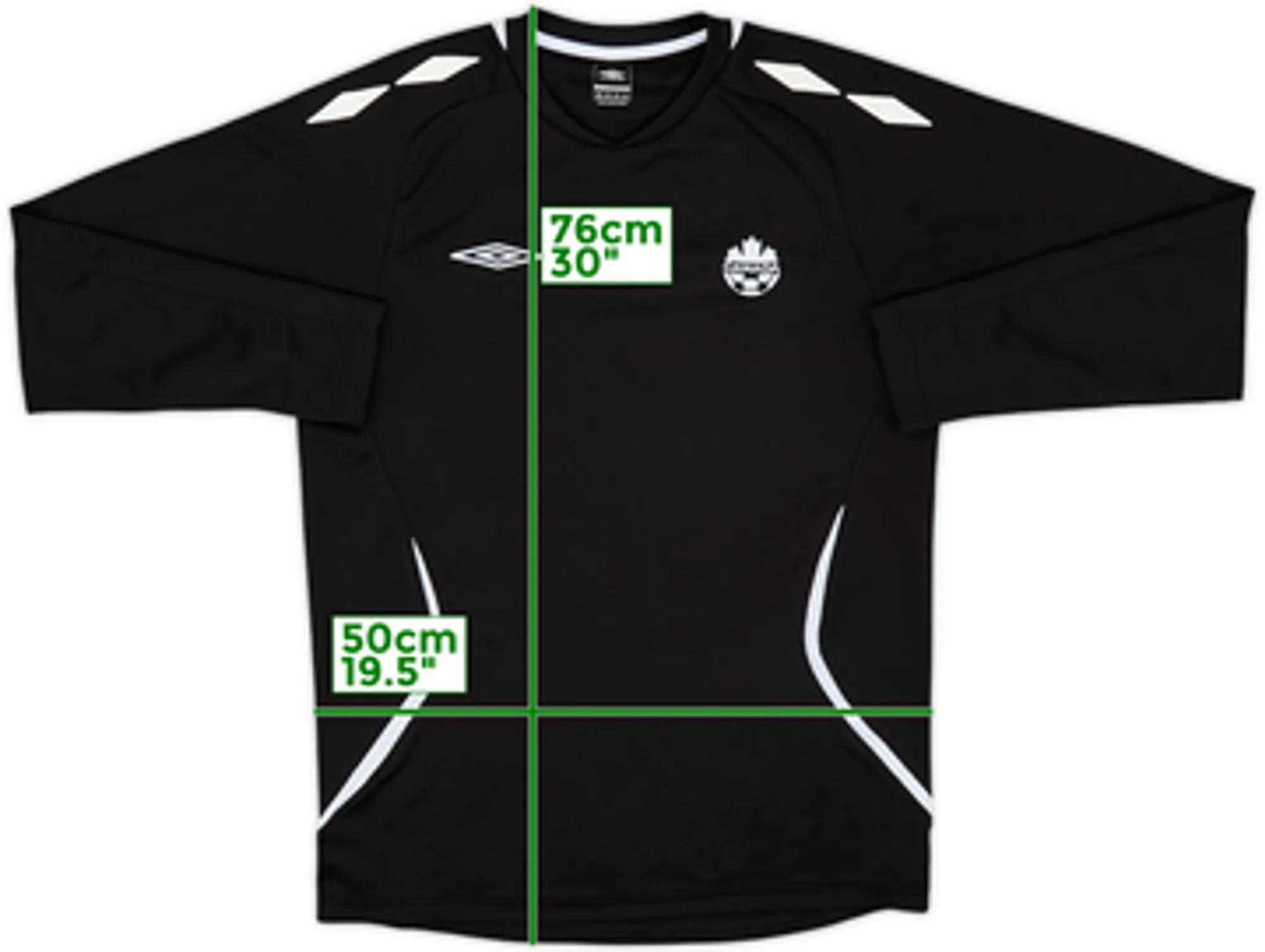 2011-12 Canada Umbro Training L/S Shirt - 8/10 - (M)