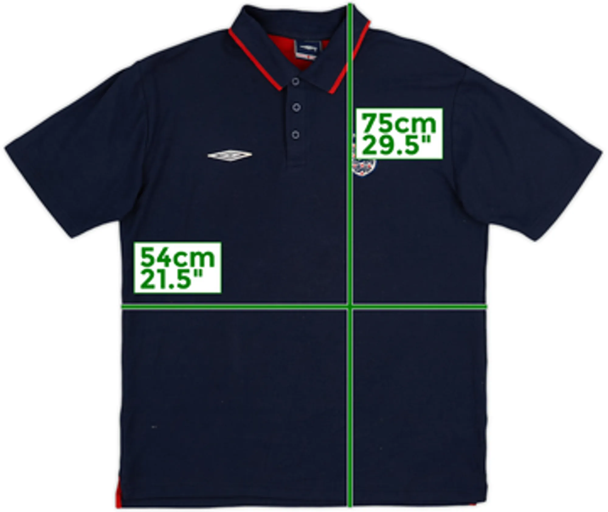 2002-04 England Umbro Polo Shirt - 8/10 - (L)