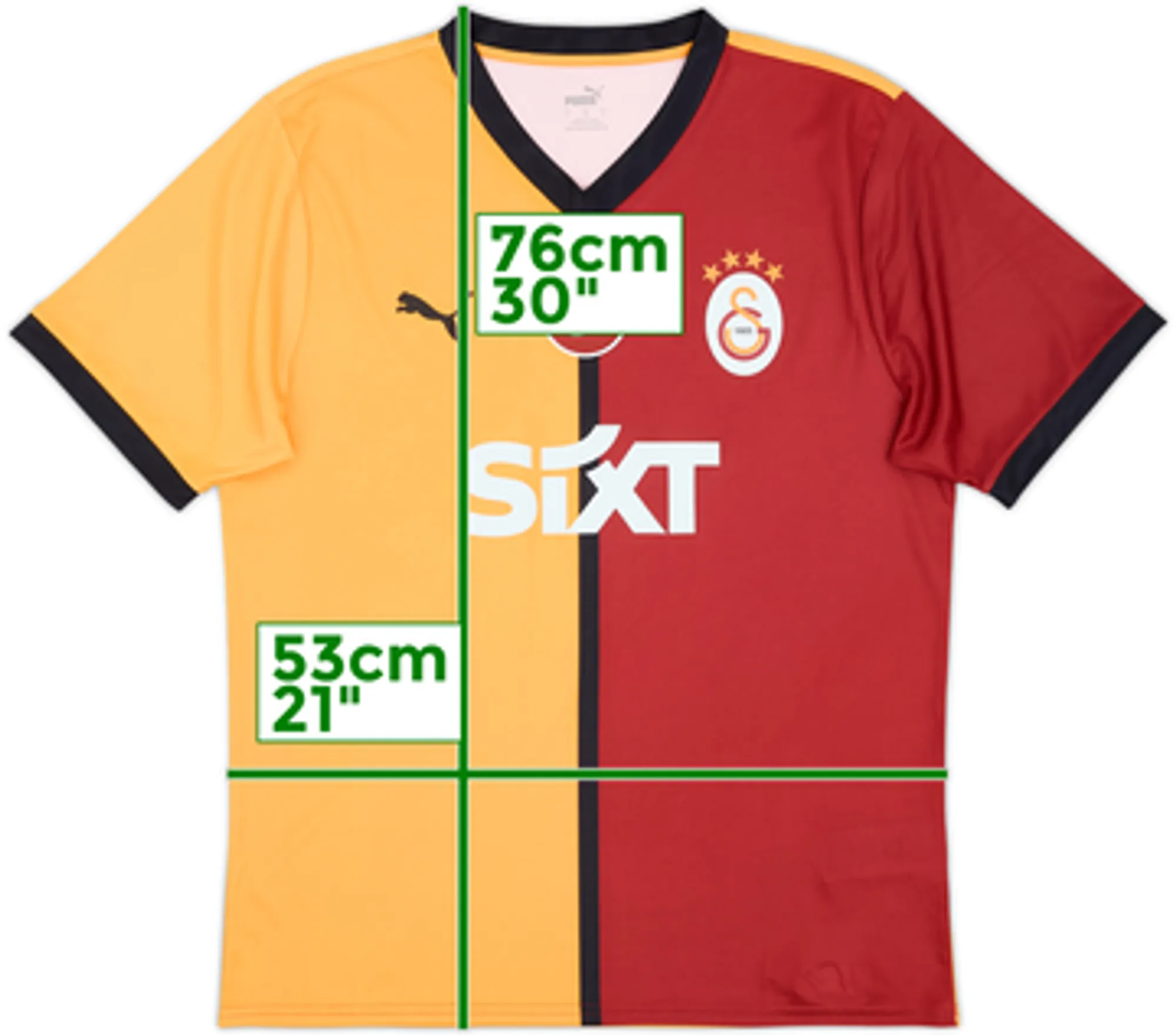 2024-25 Galatasaray Home Shirt - 8/10 - (L)