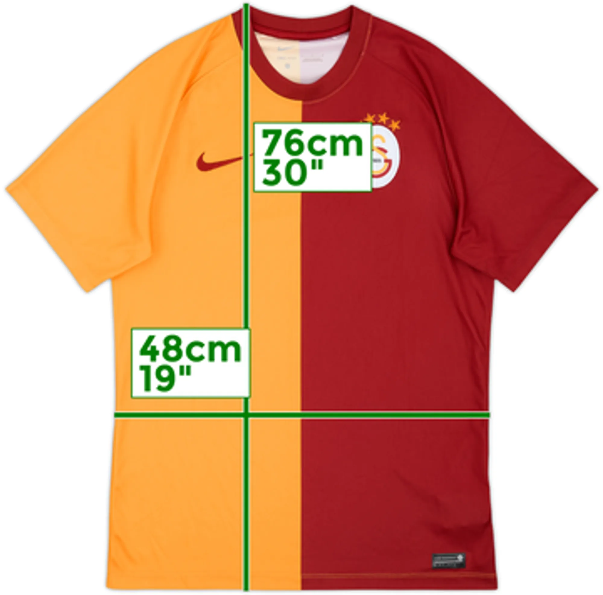 2023-24 Galatasaray Home Shirt - 8/10 - (M)
