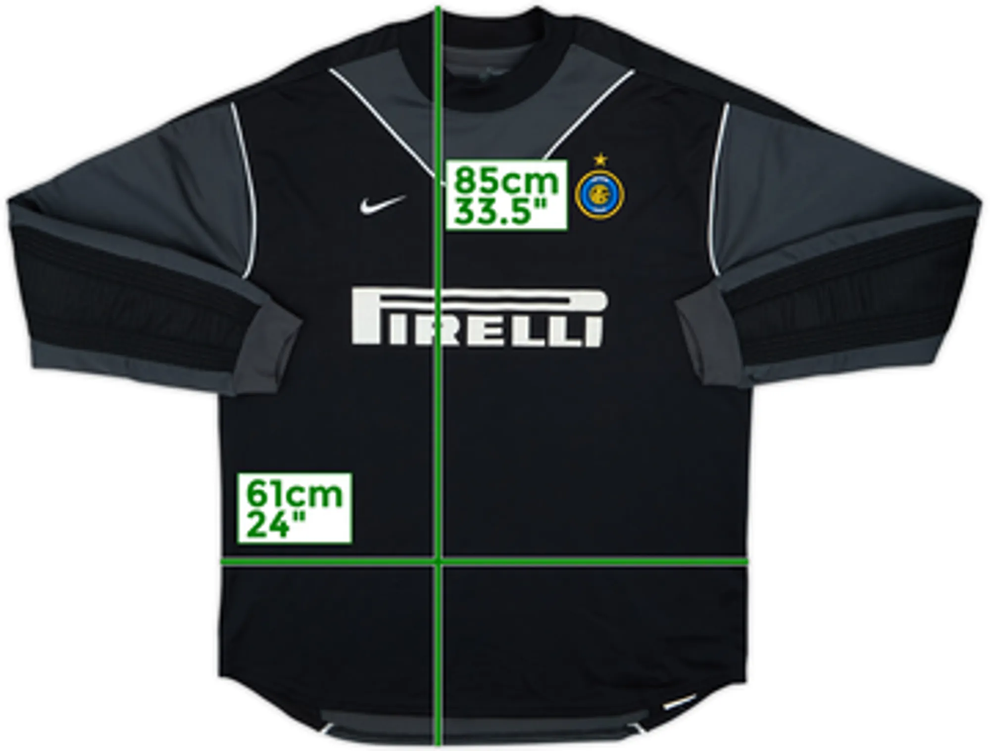 2003-04 Inter Milan GK Shirt - 5/10 - (XL)