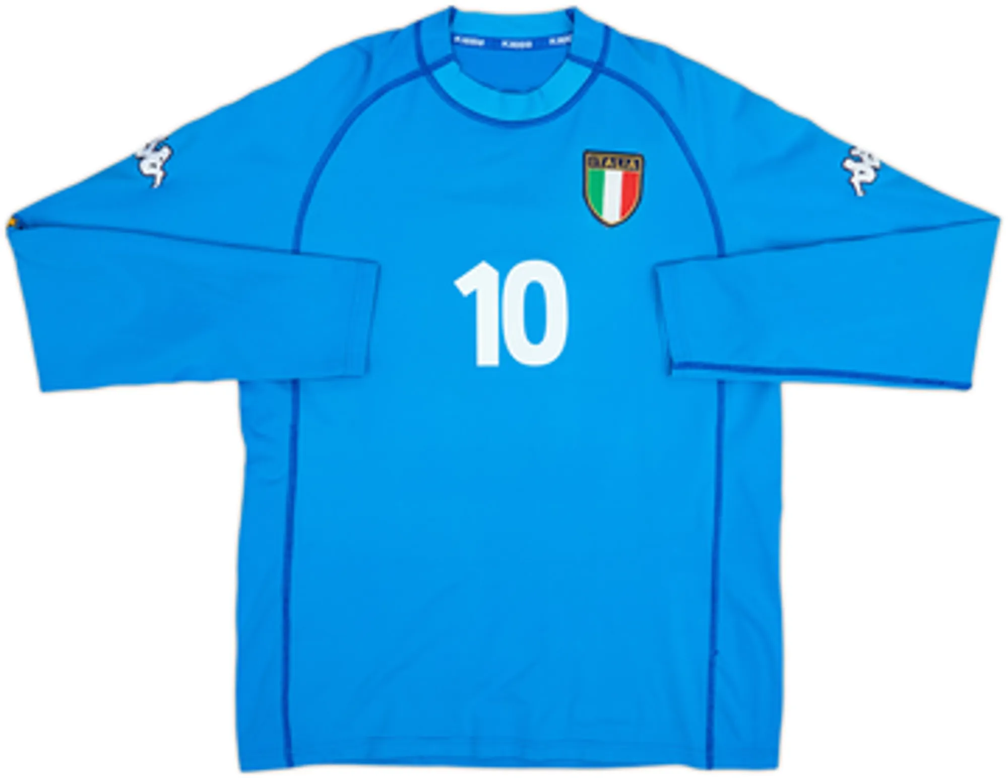 2000-01 Italy Home L/S Shirt Del Piero #10 - 7/10 - (XXL)