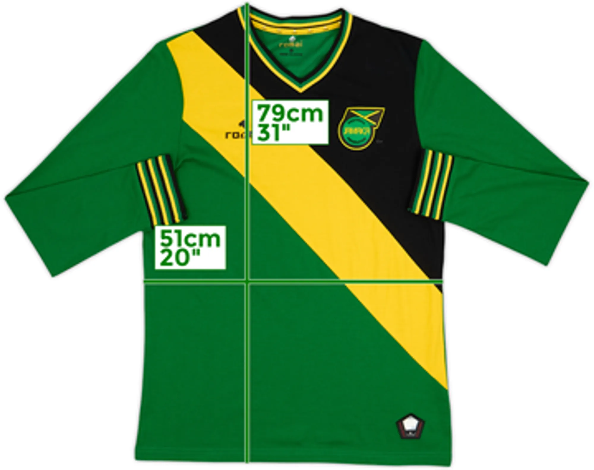 2016-17 Jamaica Romai Training L/S Shirt - 5/10 - (XL)