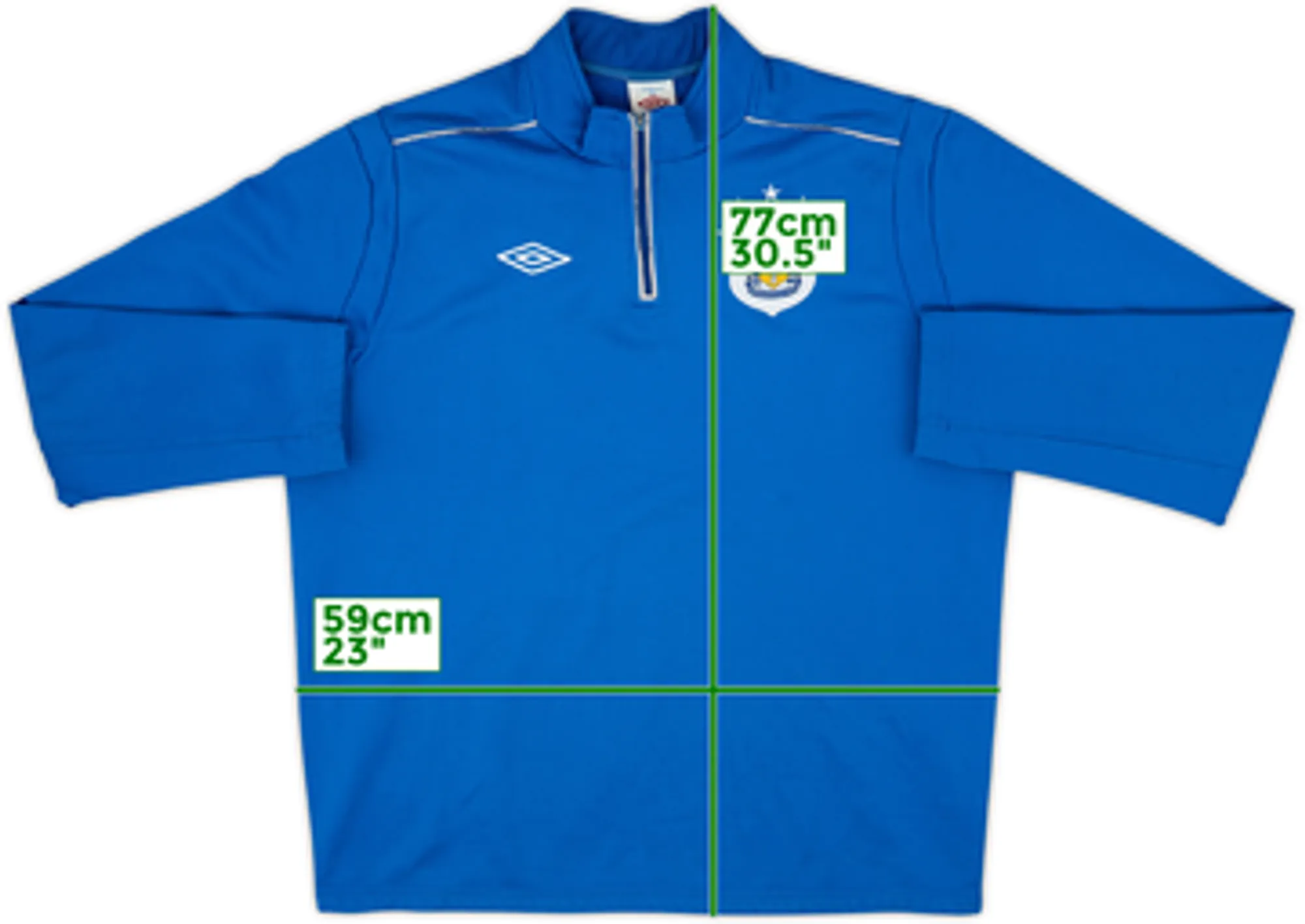 2012-13 Huddersfield Umbro 1/4 Zip Drill Top - 4/10 - (XXL)