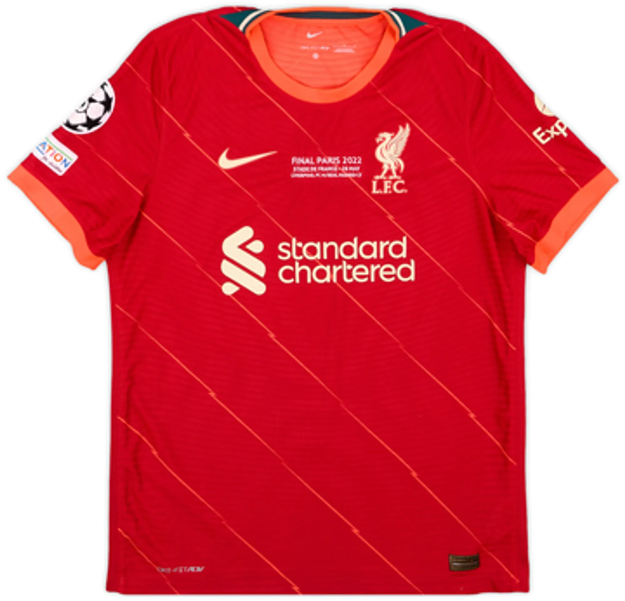 2021-22 Liverpool Authentic Champions League Final Home Shirt Jones #17 - 7/10 - (L)