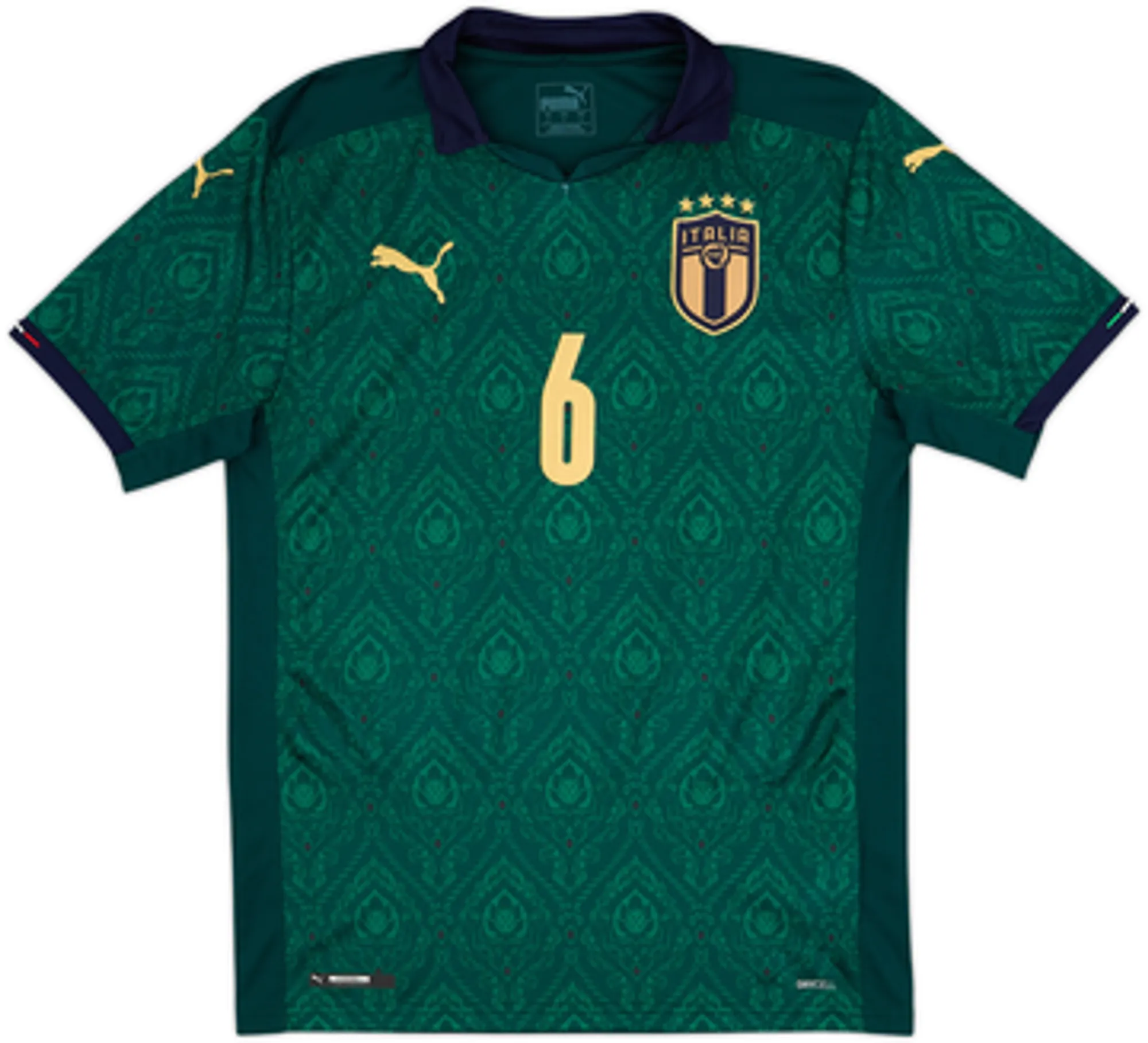 2019-20 Italy Third Shirt Verratti #6 - 5/10 - (S)