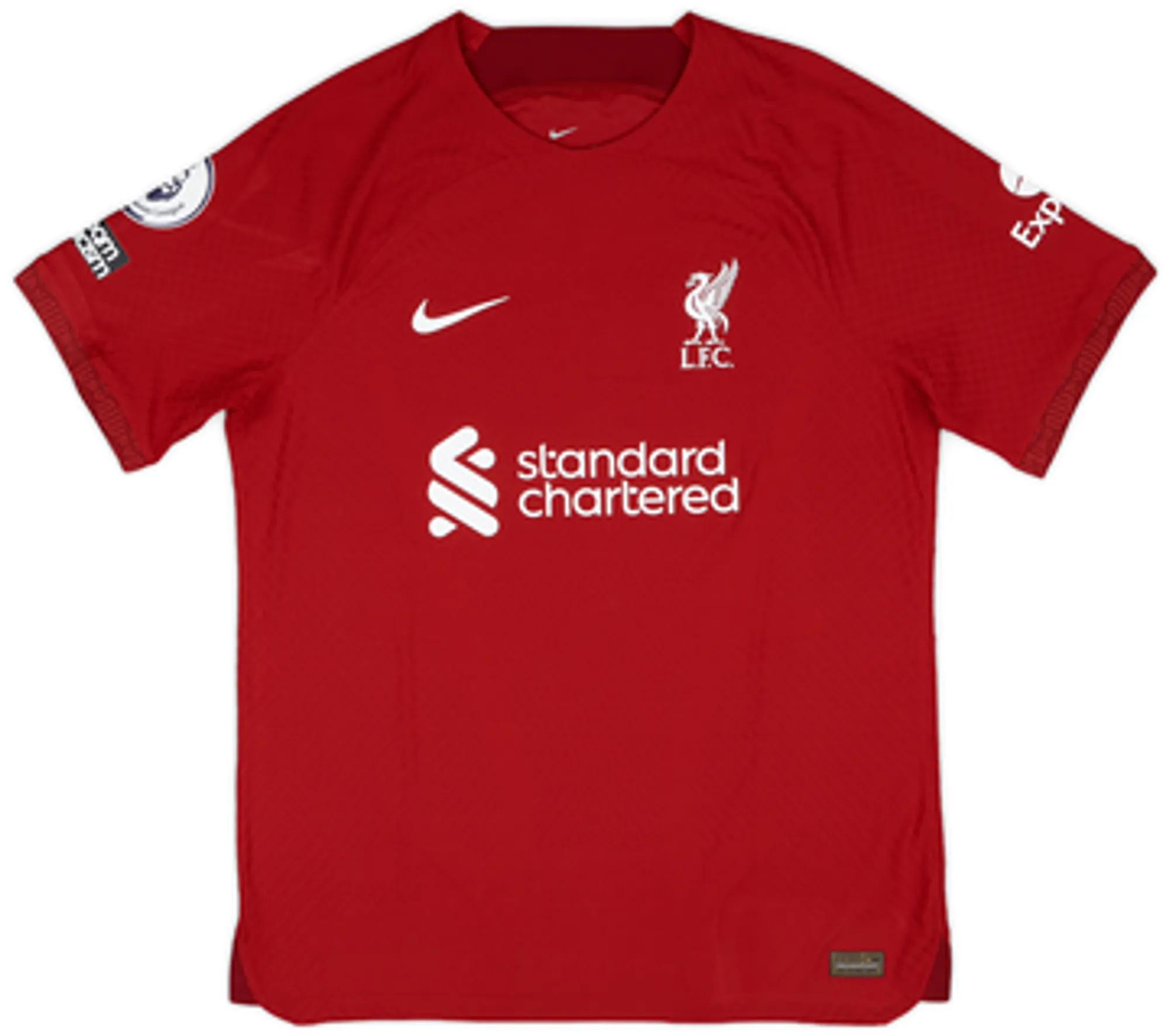 2022-23 Liverpool Authentic Home Shirt M. Salah #11 - 9/10 - (L)