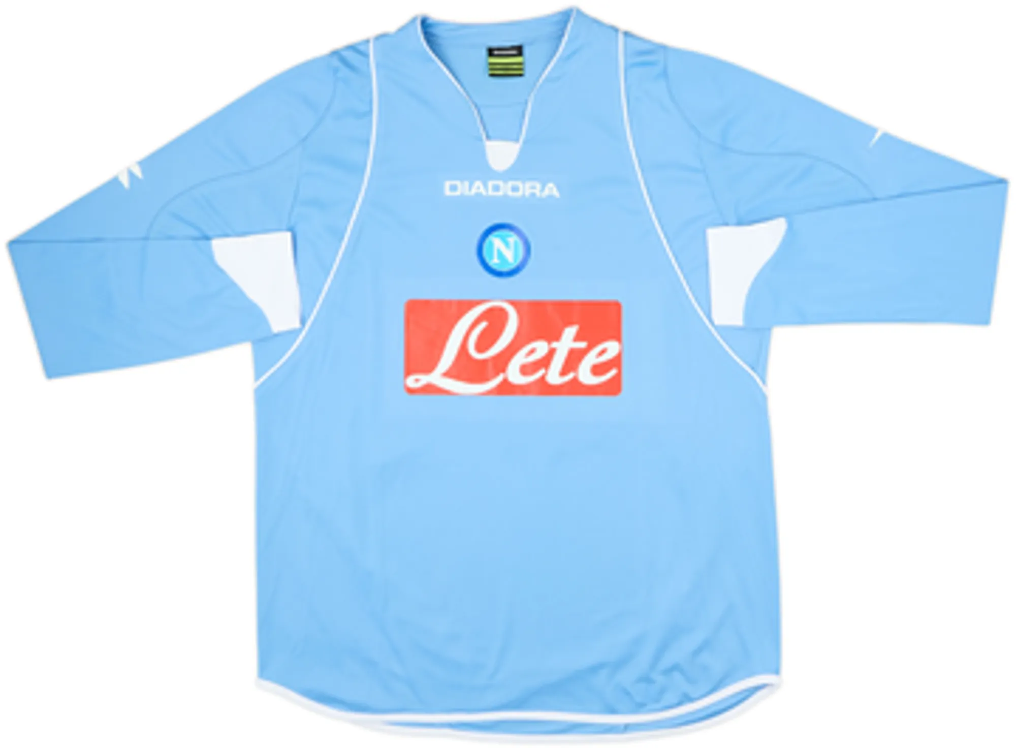 2007-08 Napoli Home L/S Shirt Hamsik #17 - 6/10 - (XL)