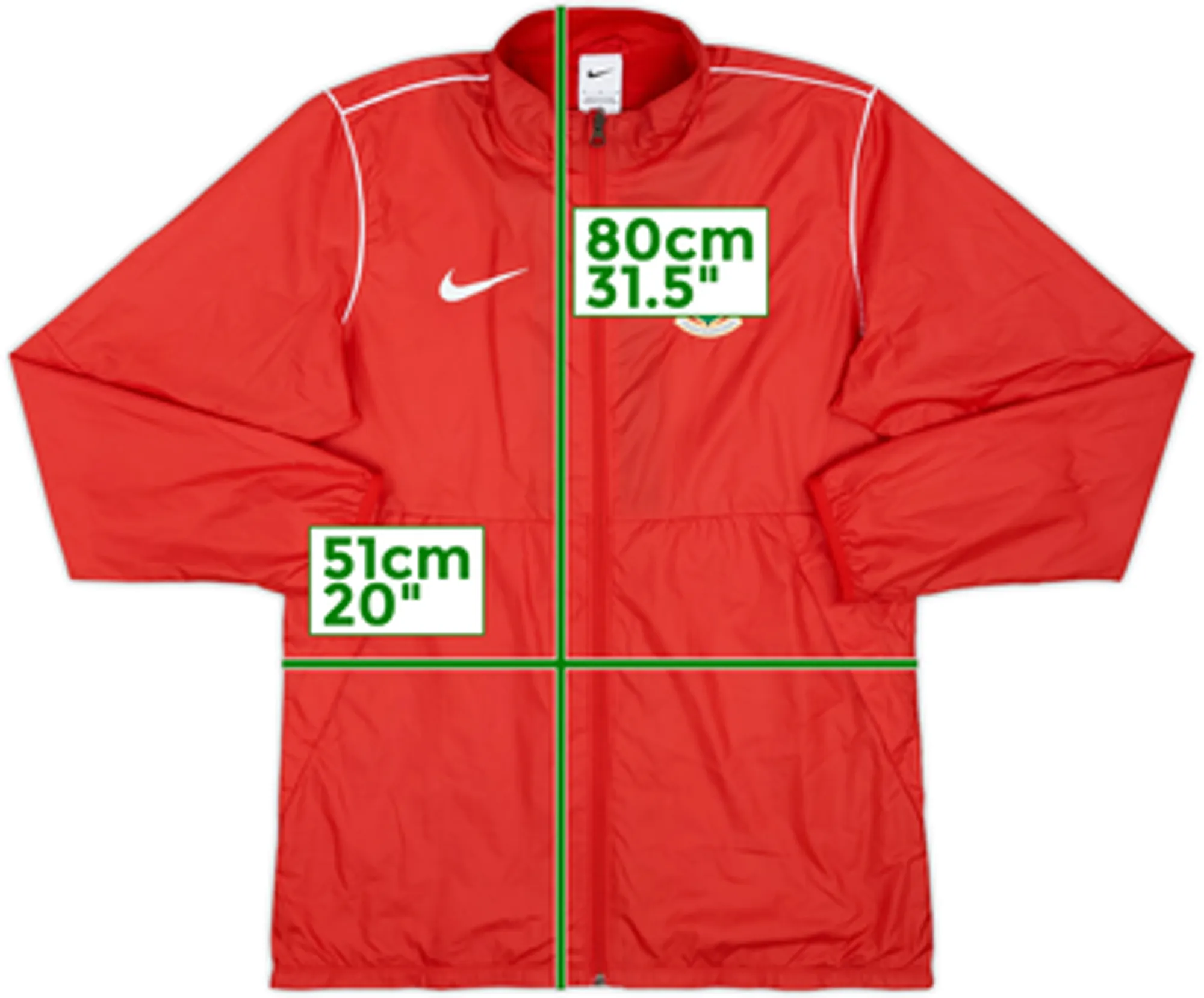 2022-23 Glentoran Nike Track Jacket - 8/10 - (M)